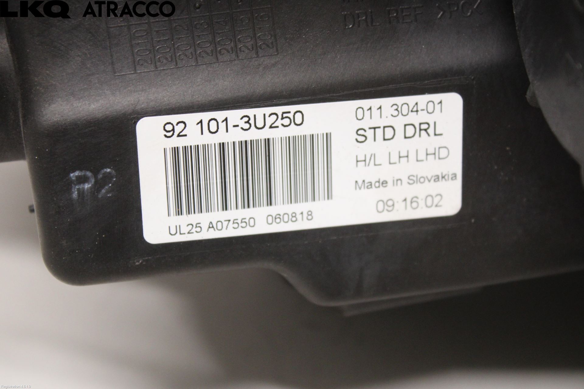 Kia SPORTAGE (SL) 11-15 Frontlykt Venstre