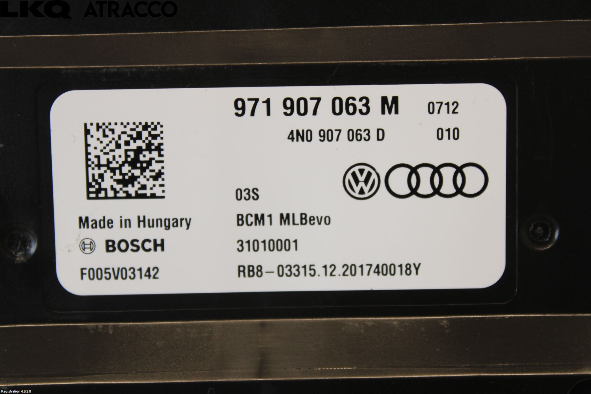 Porsche TAYCAN 20- Styreenhet Øvrig