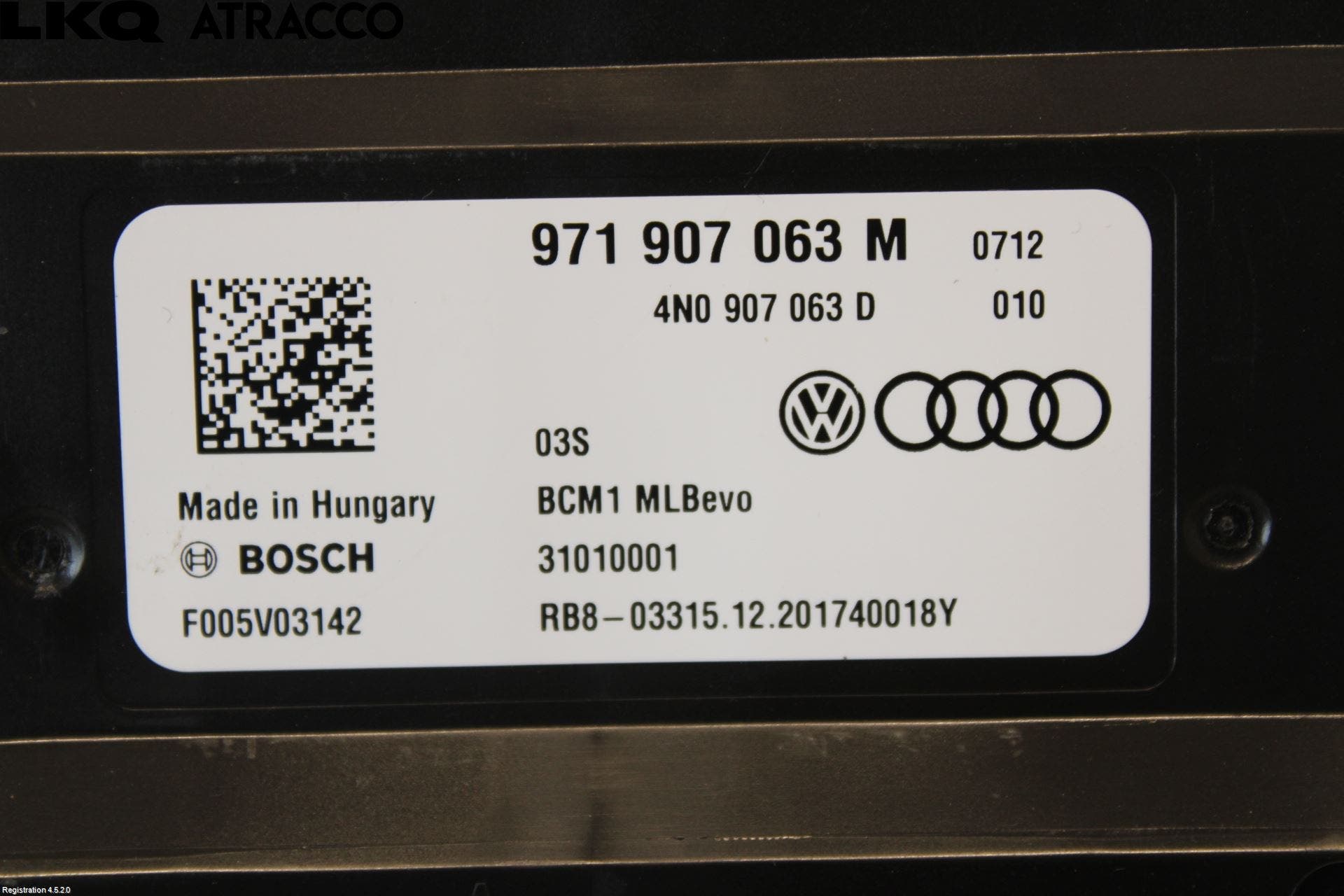 Porsche TAYCAN 20- Styreenhet Øvrig