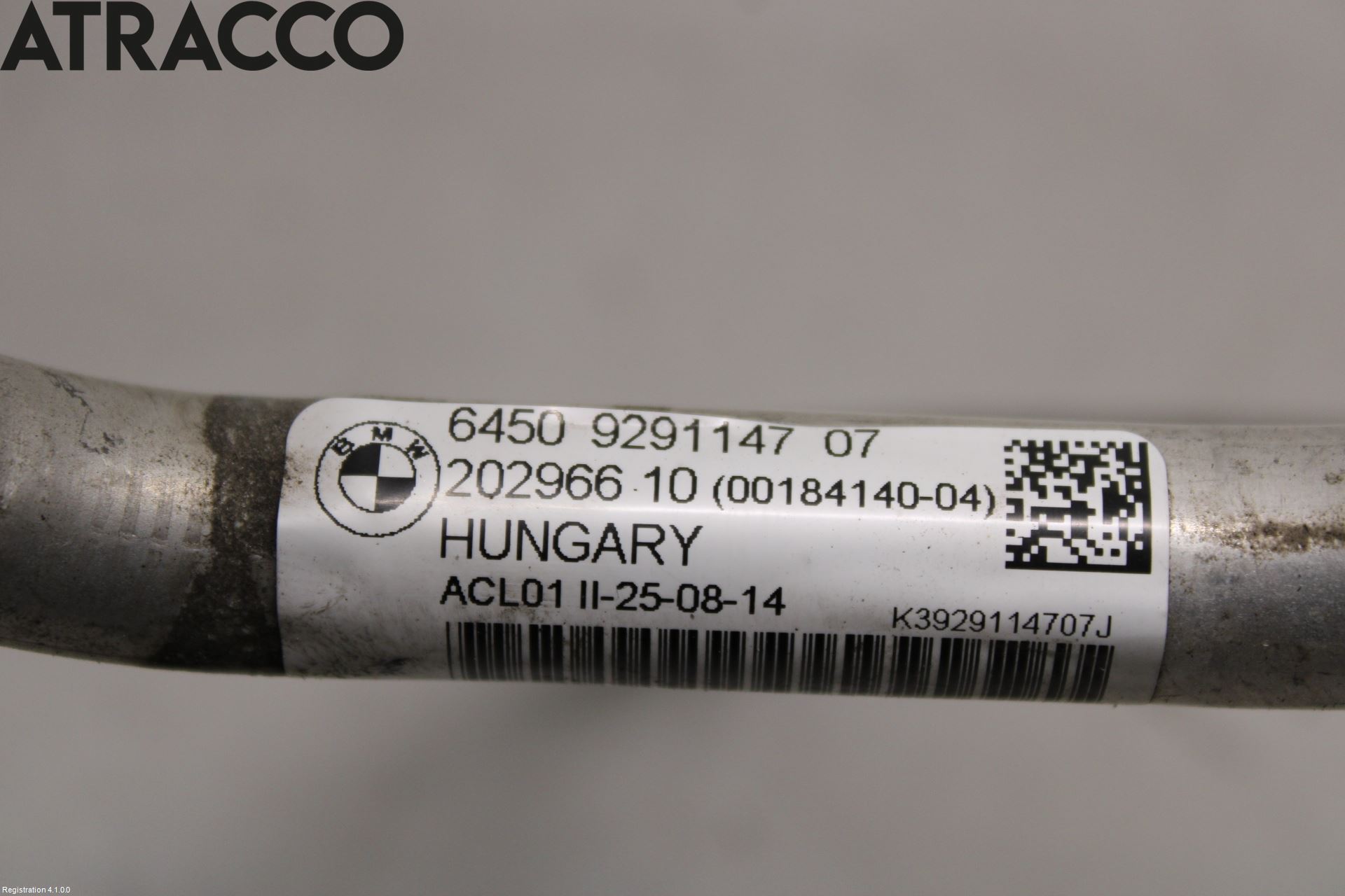 BMW i3 I01 13-22 Varme Ac Slange - Rør