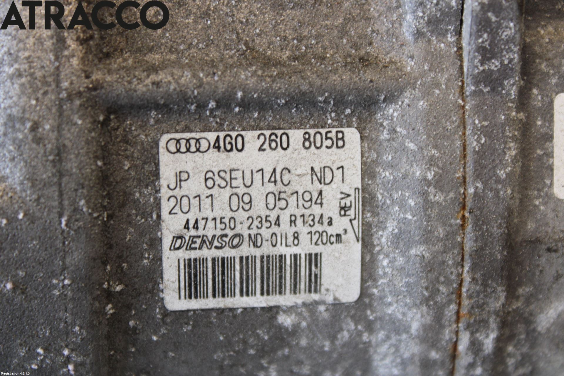 Audi A6/S6 4G 11-18 Varme Ac Kompressor