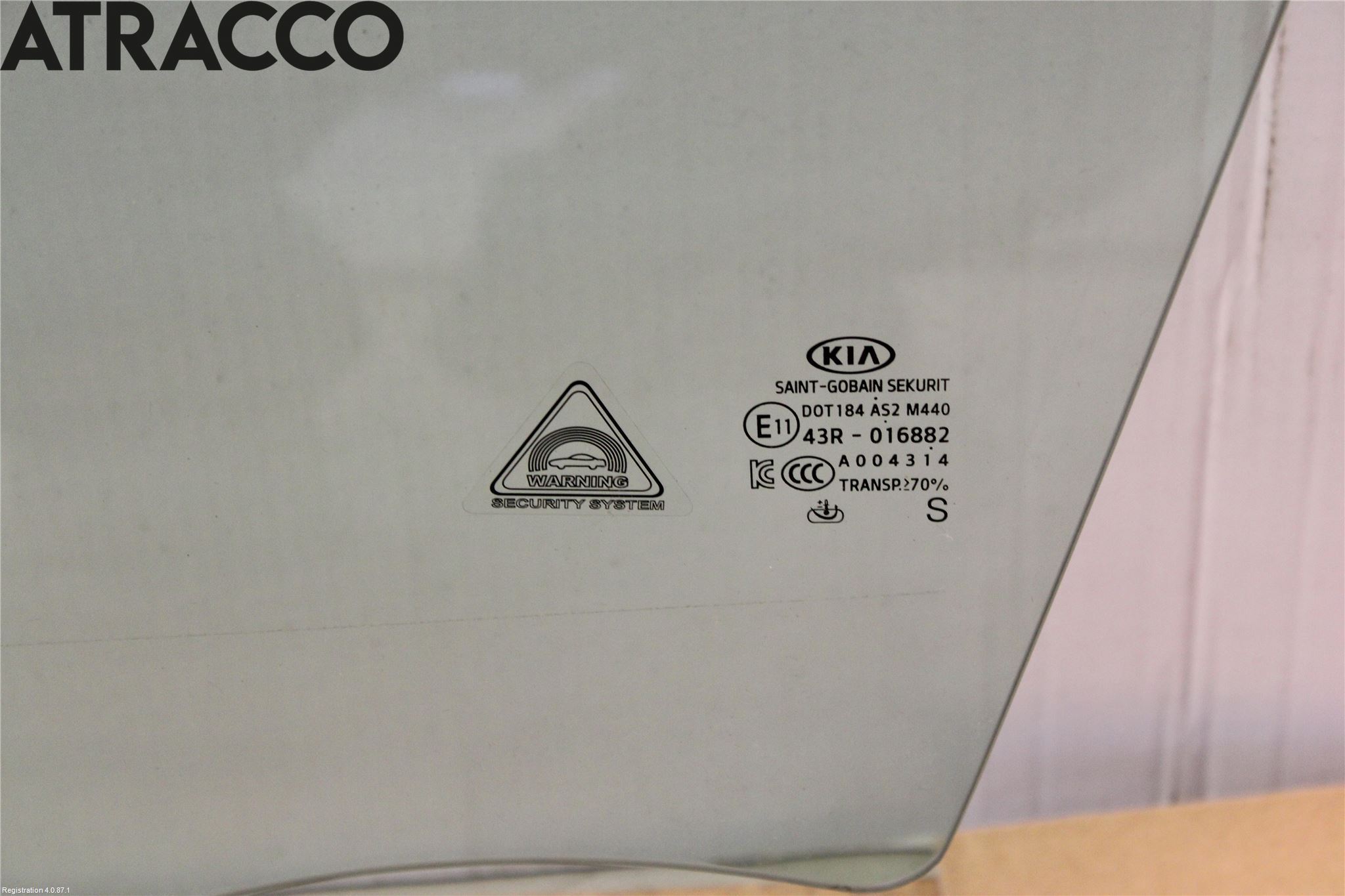 Kia NIRO (DE) 17-22 Dørrute Foran Venstre 4 Dørs