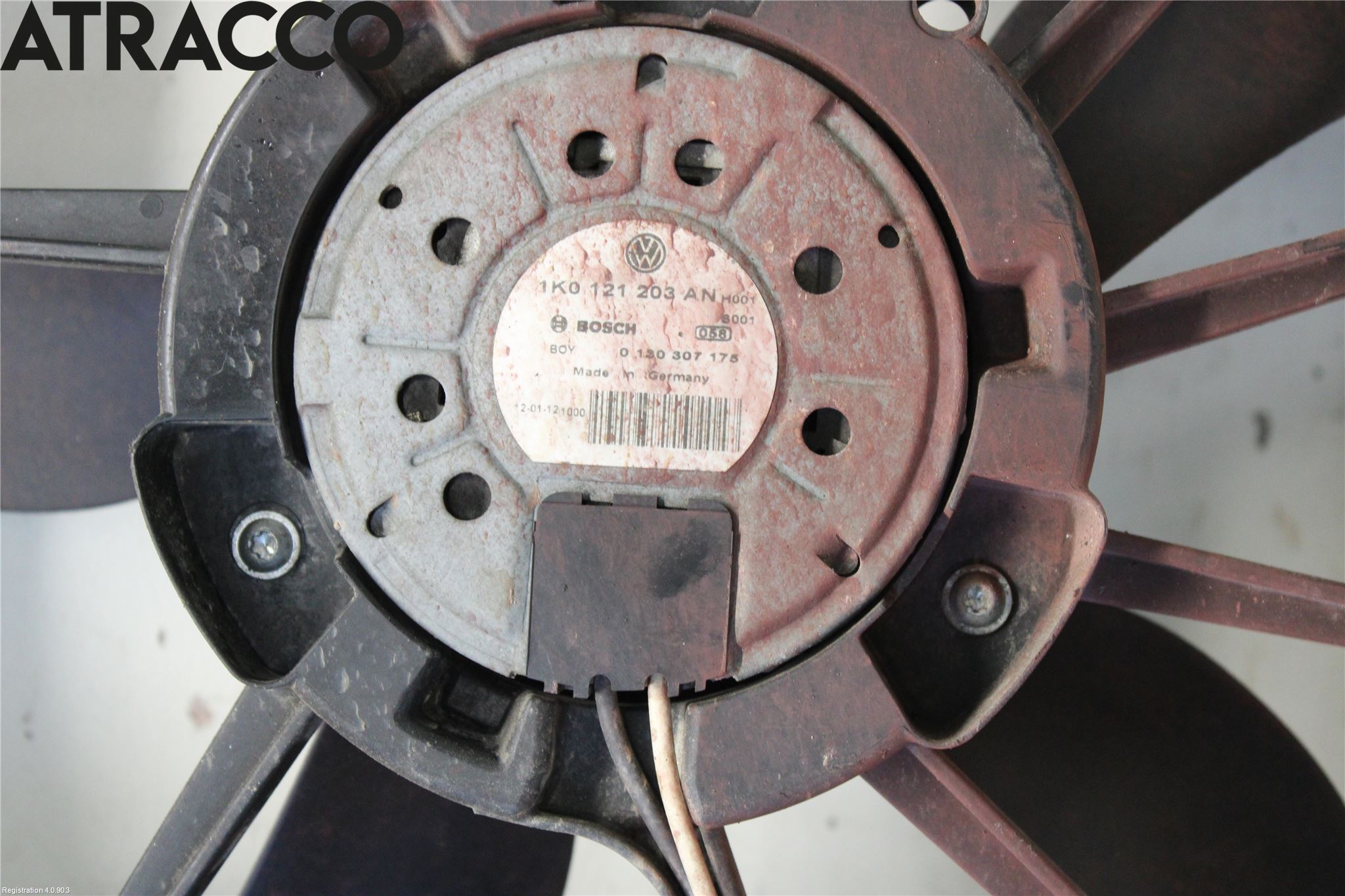 Volkswagen VW CADDY      04-10 Kjølevifte Elektrisk