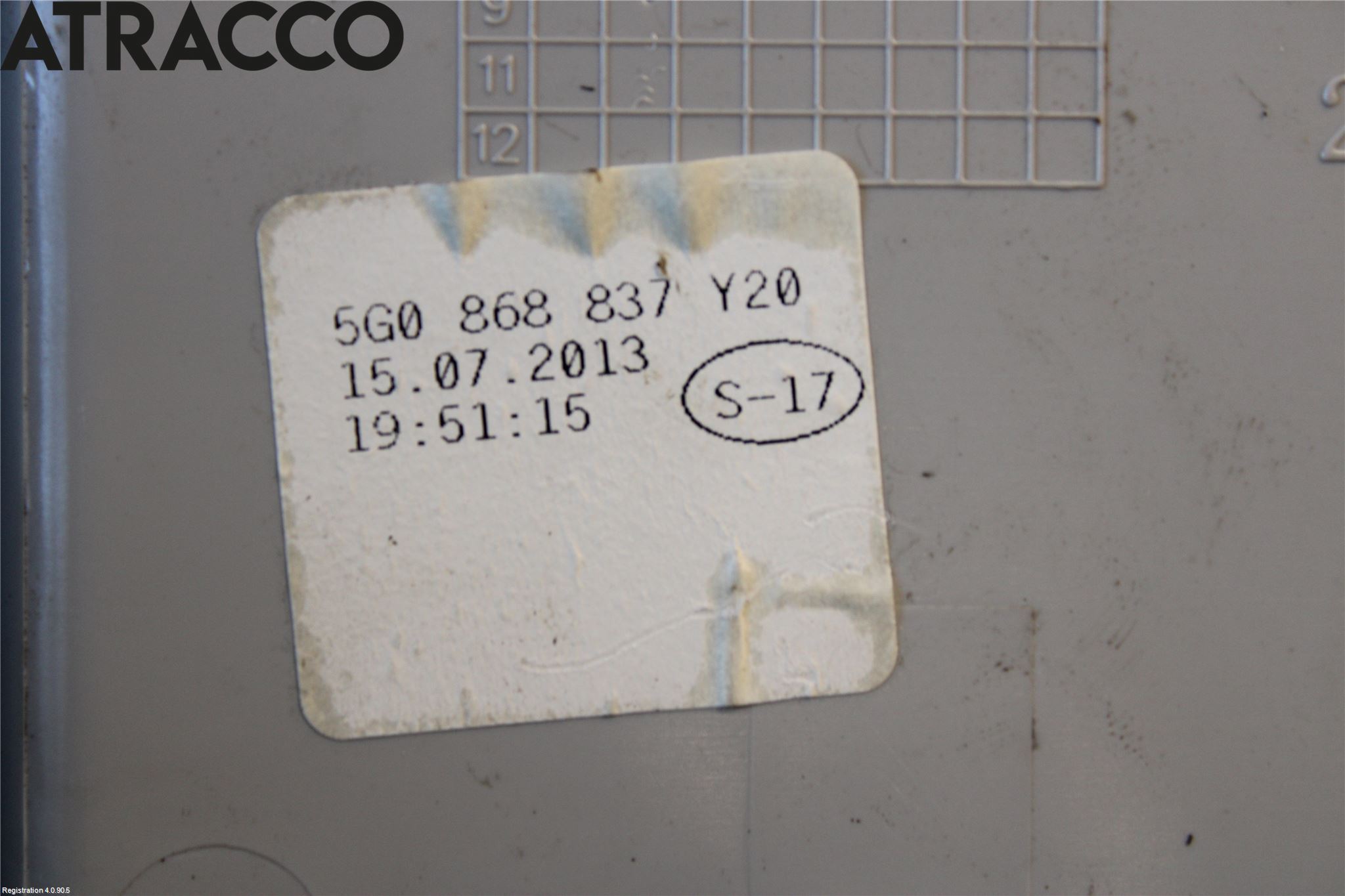 Volkswagen VW GOLF / E-GOLF VII 13-20 Innr Taklys