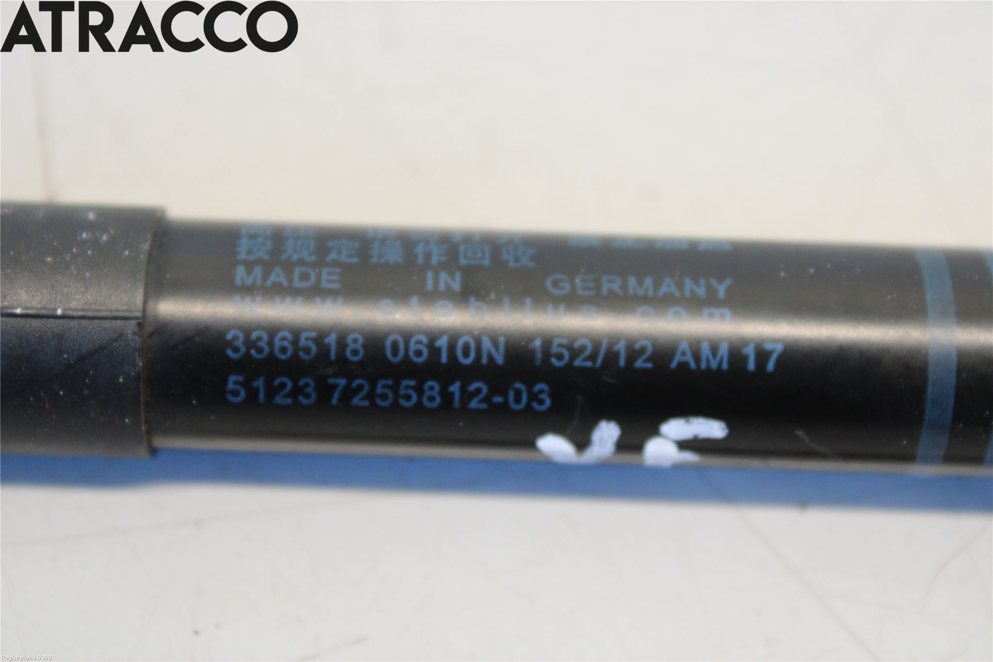 BMW 3 F30/F31/F80 12-19 Panser Demper-Gassfjær