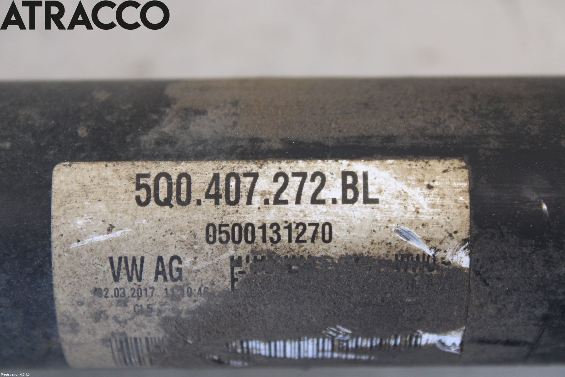 Volkswagen VW CADDY 16-20 Drivaksel Foran Kompl Høyre