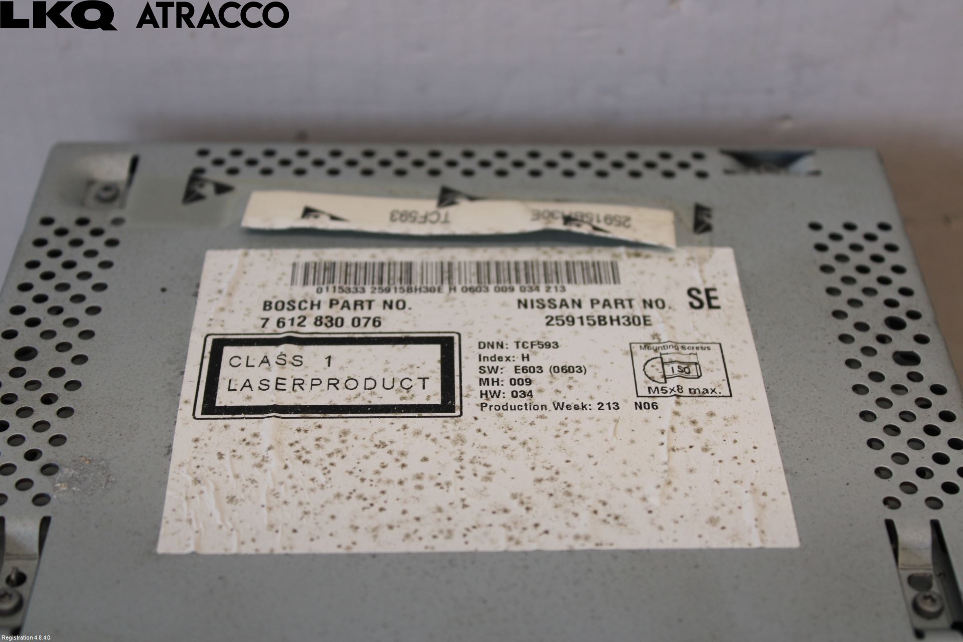 Nissan QASHQAI 10-14 Stereo Radio Med Cd