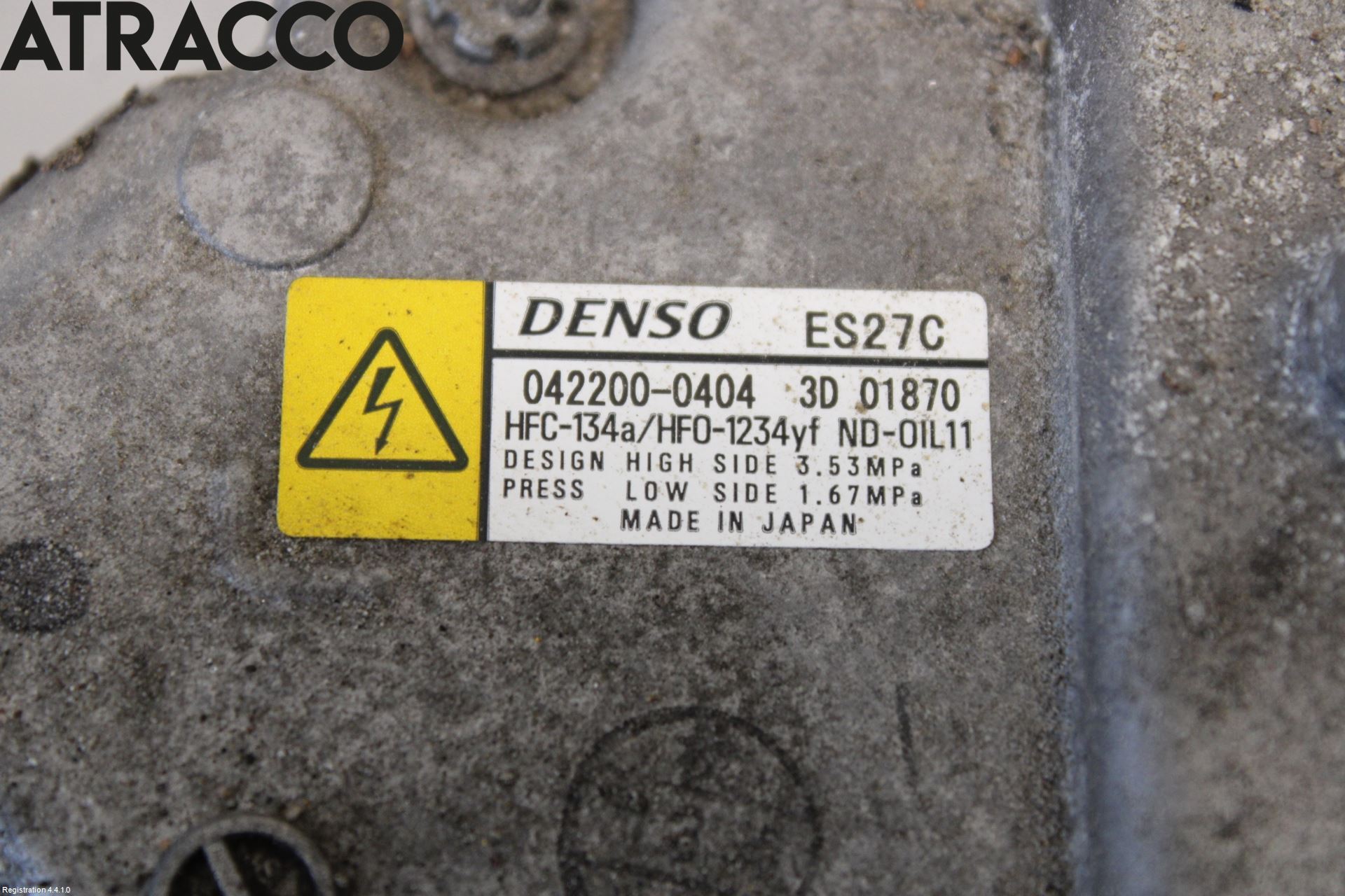 Toyota PRIUS+ ZVW40 12-20 Varme Ac Kompressor