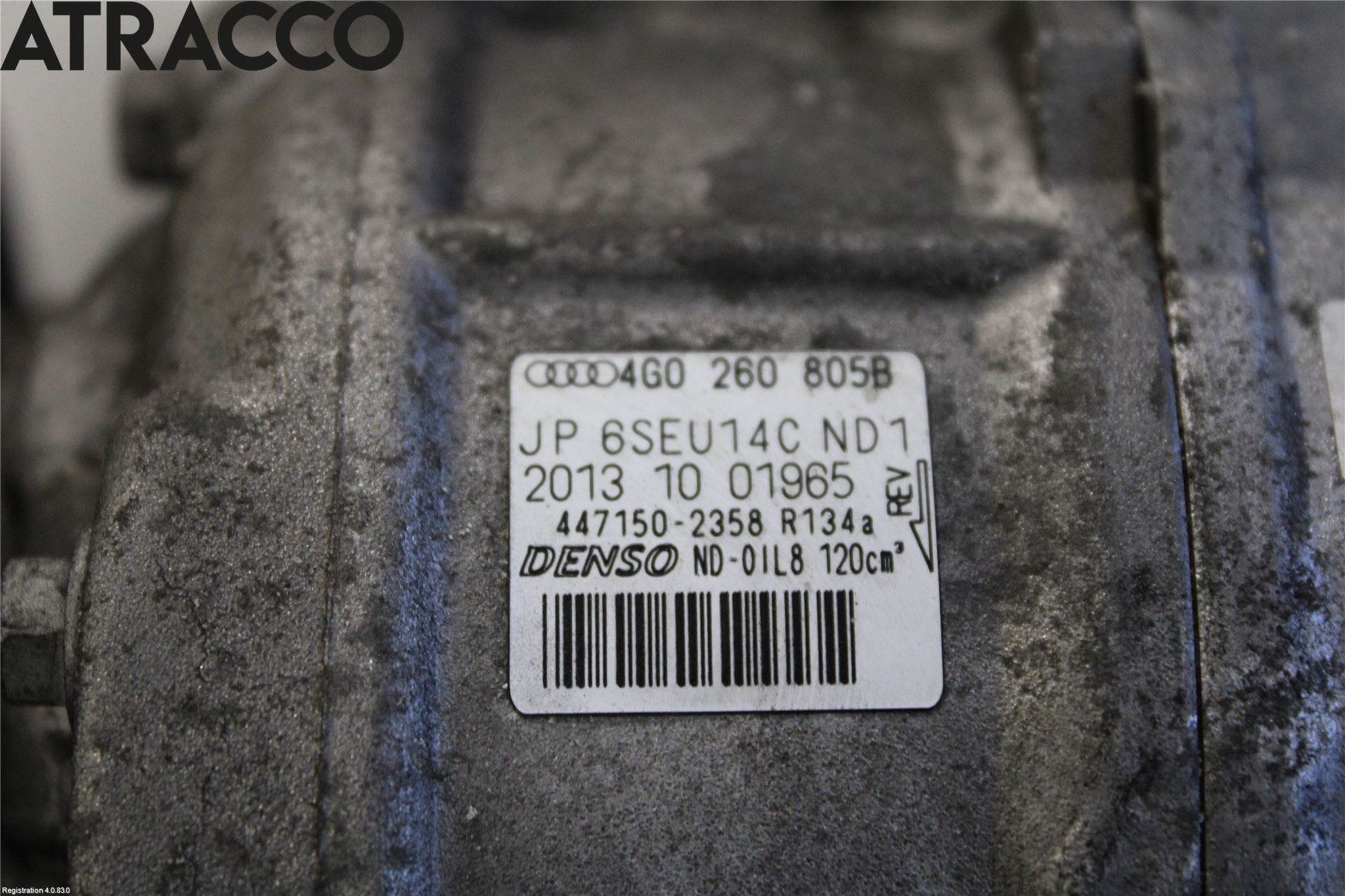 Audi A6/S6 4G 11-18 Varme Ac Kompressor