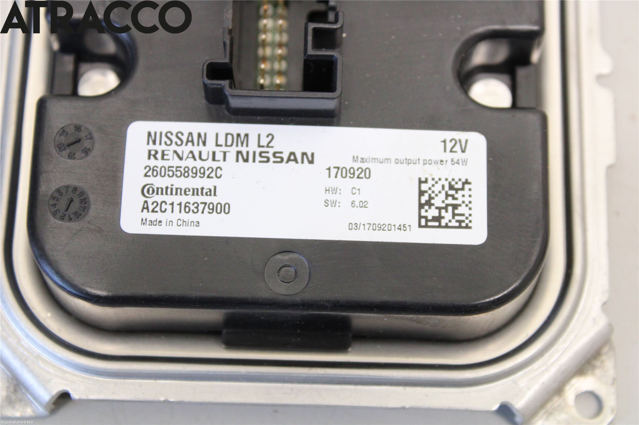 Nissan LEAF 18- Styreenhet Xenon