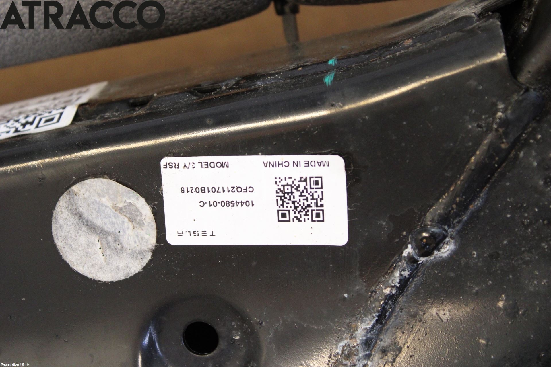 Tesla MODEL 3 17- Bakaksel Feste Travers-Ramme