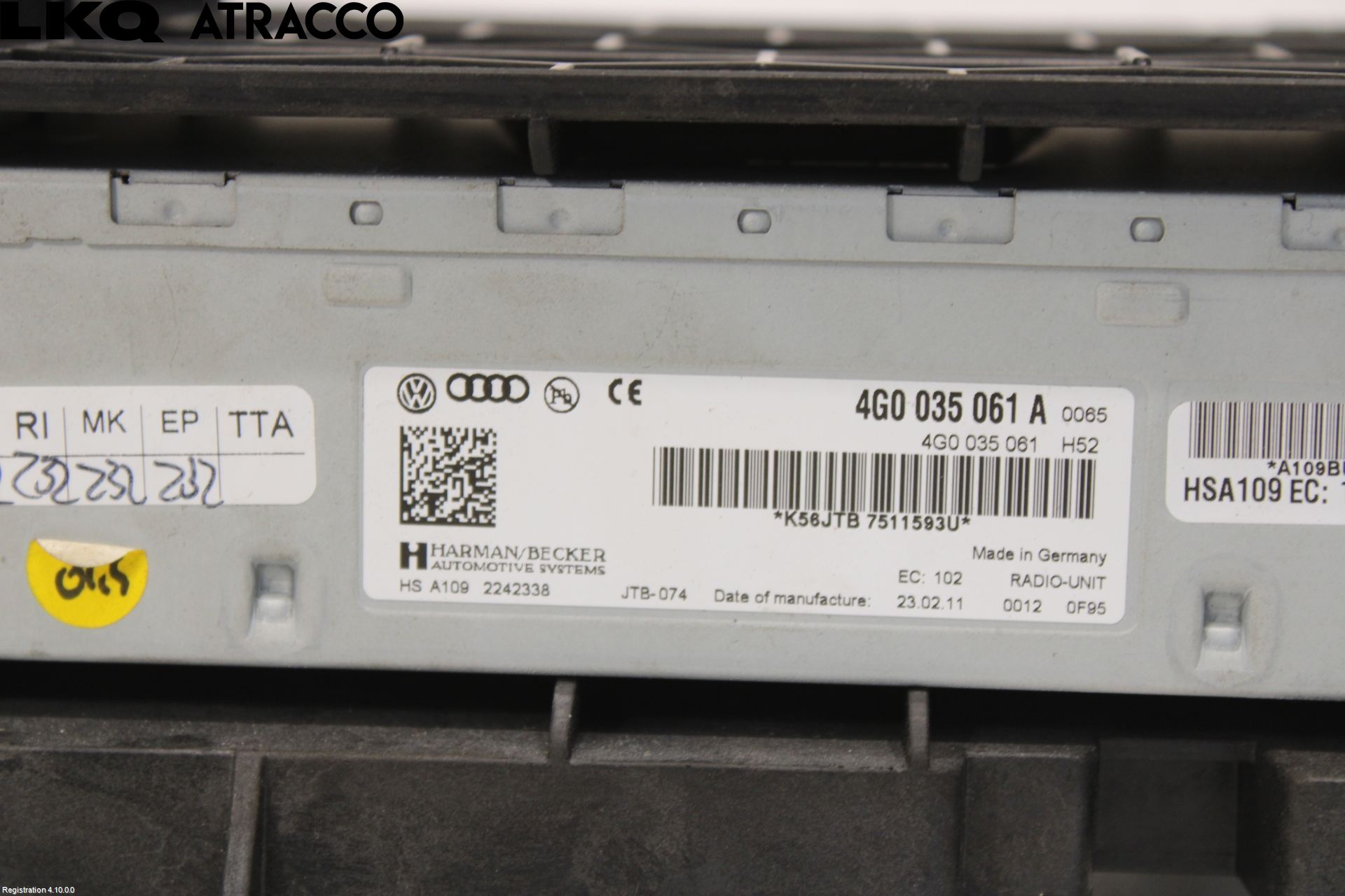 Audi A7/S7 4G 11-17 Stereo Radio