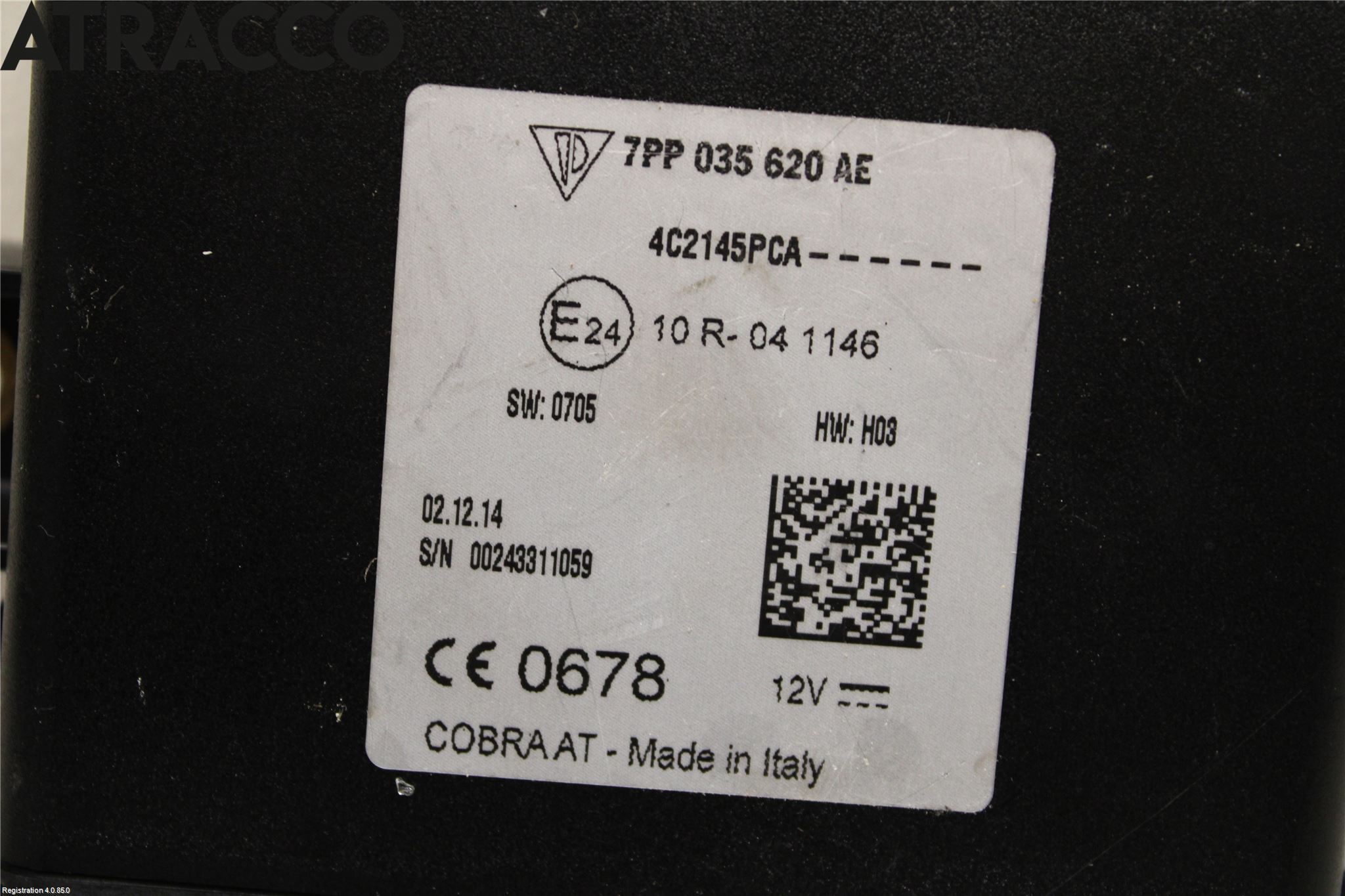 Porsche MACAN/EV 14- Styreenhet Øvrig