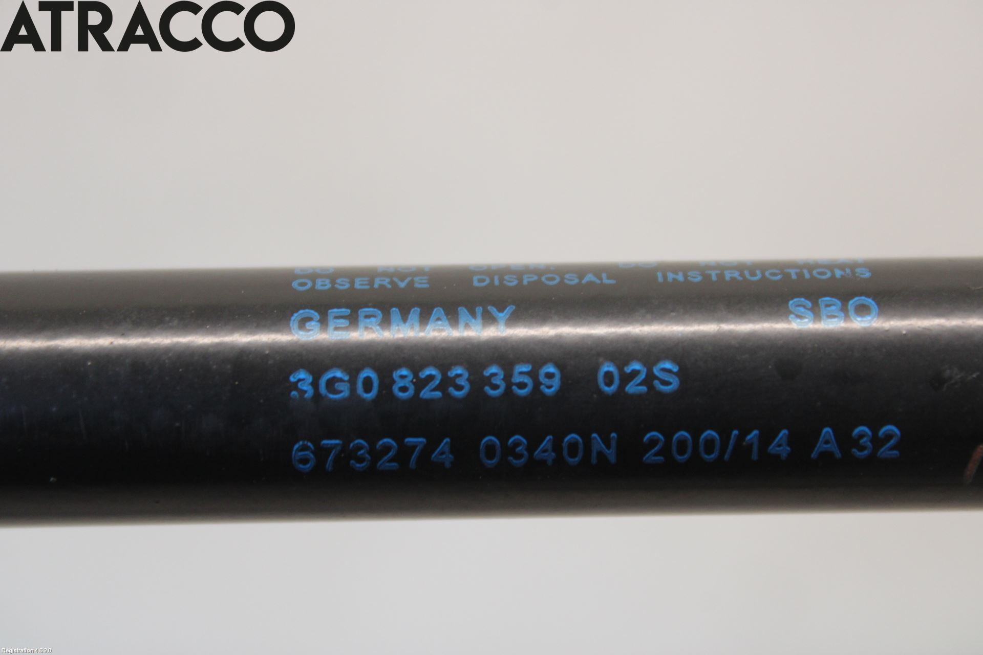 Volkswagen VW PASSAT 15-19 Panser Demper-Gassfjær