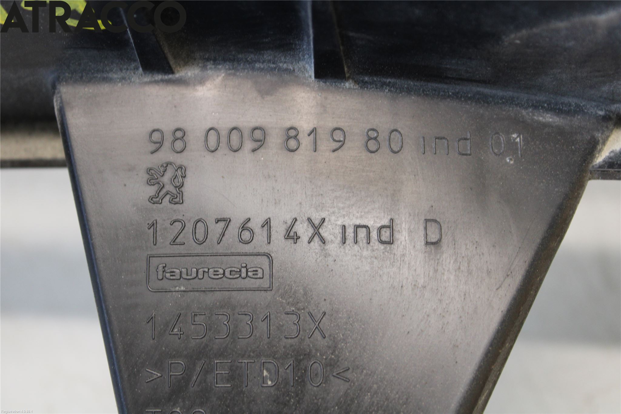 Peugeot 308 14-21 Støtfanger Bak Deform Element