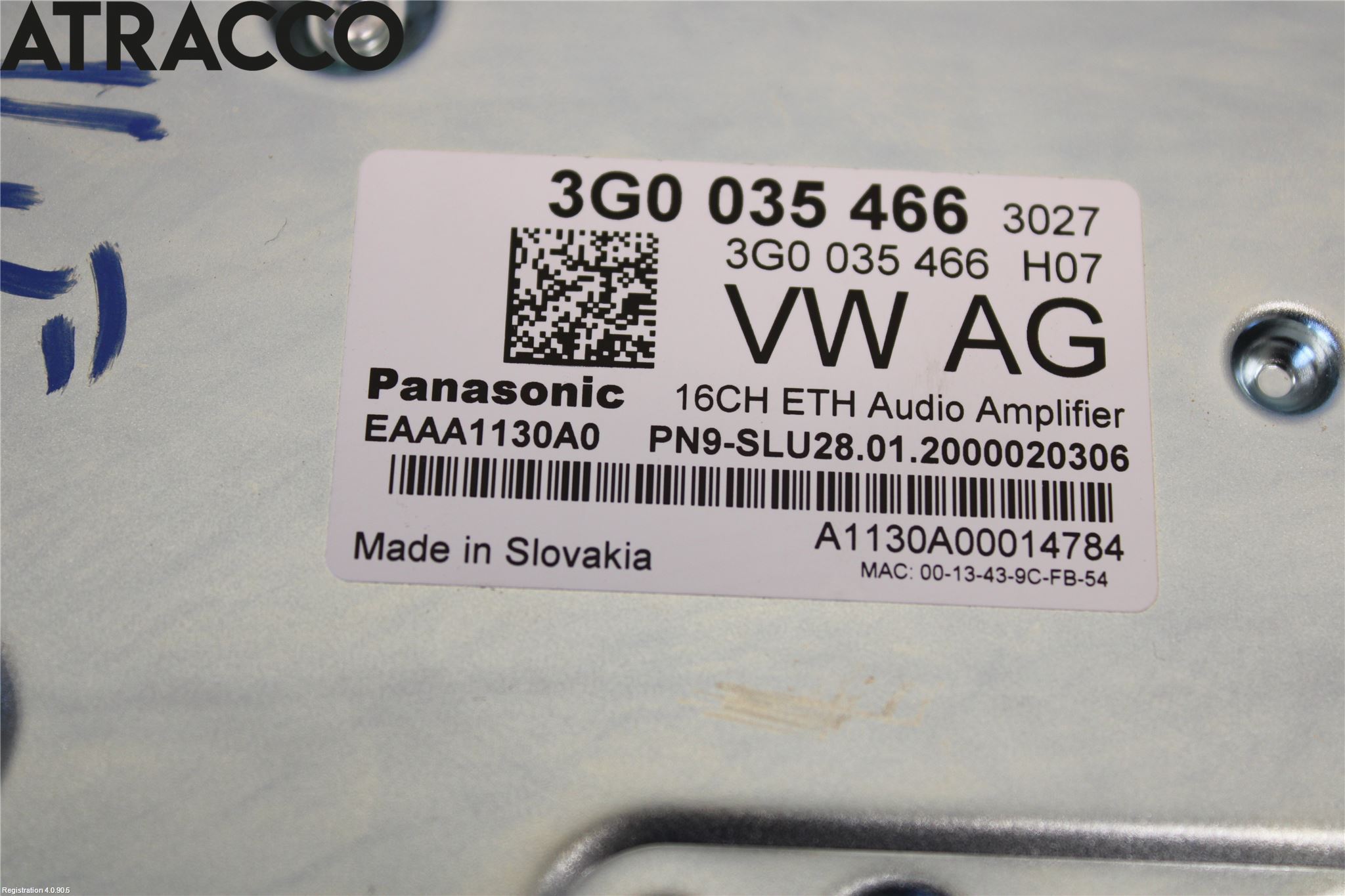 Skoda SUPERB 16-24 Stereo Forsterker