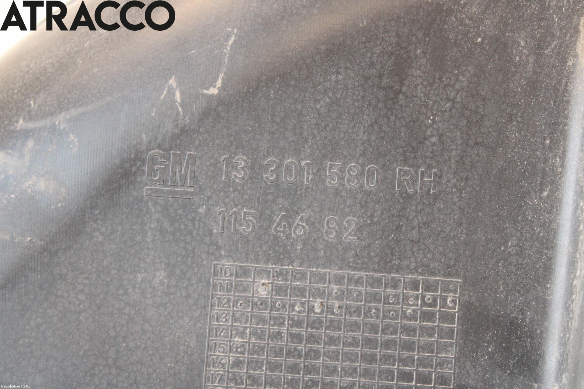 Opel ZAFIRA C 12-19 Skjerm Indre