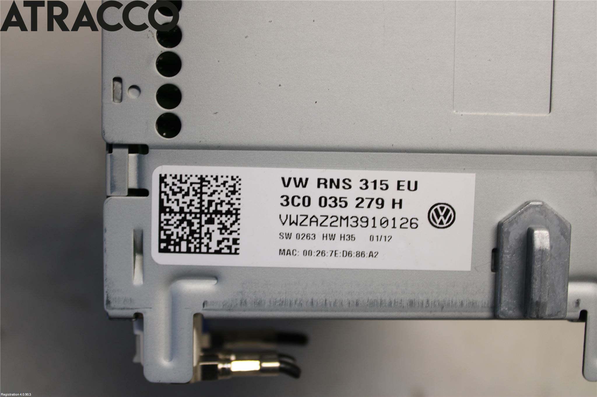 Volkswagen VW CADDY      04-10 Stereo Radio Med Cd