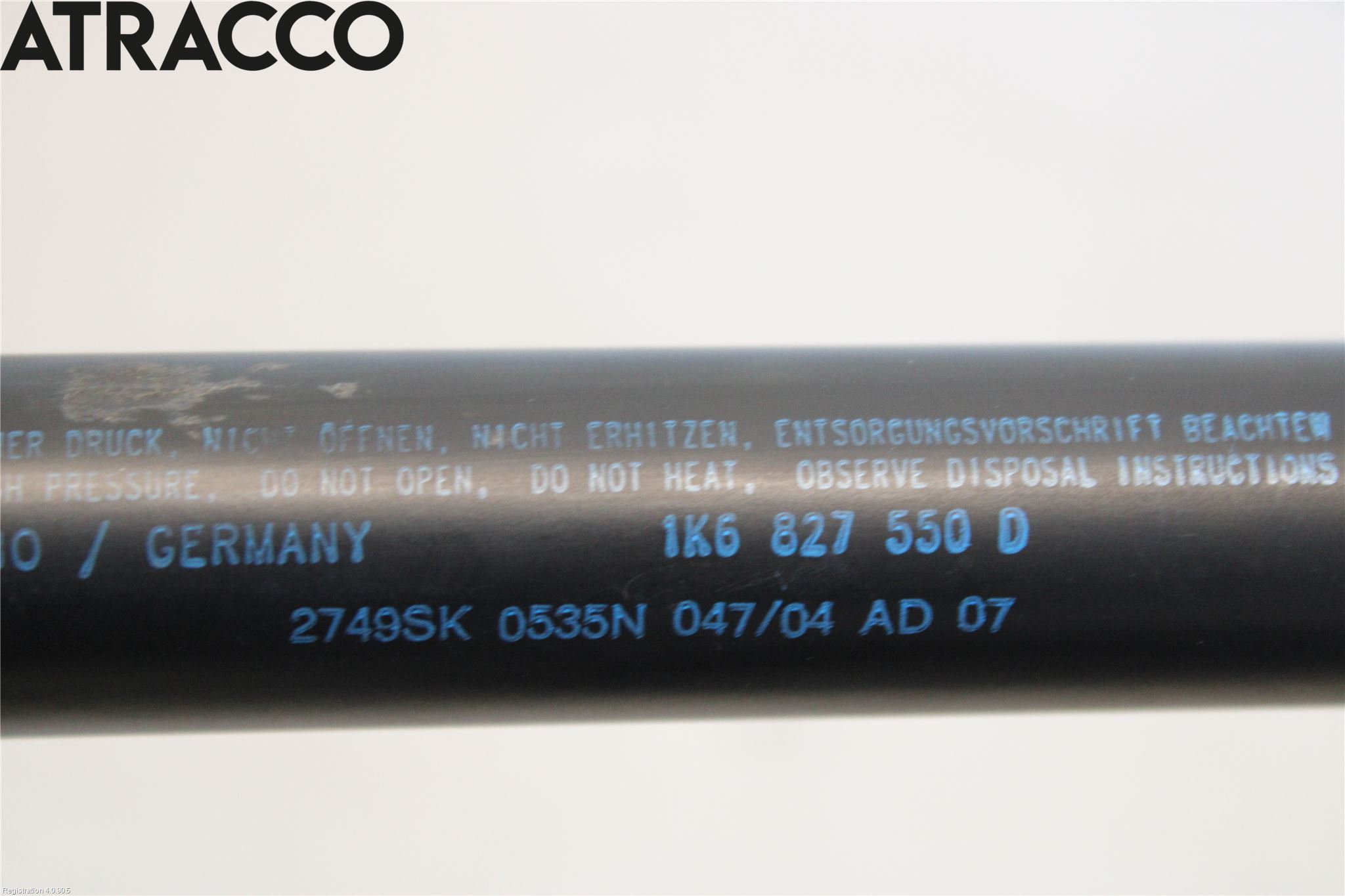 Volkswagen VW GOLF V 04-09 Bakluke Demper-Gassfjær