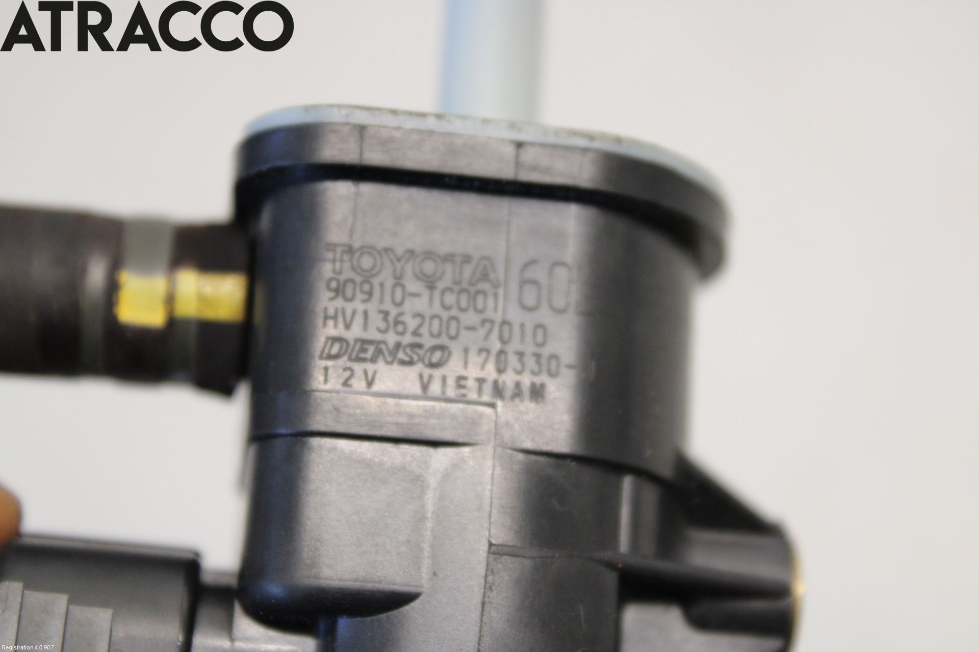 Toyota YARIS XP130 15-20 Vacuumventil