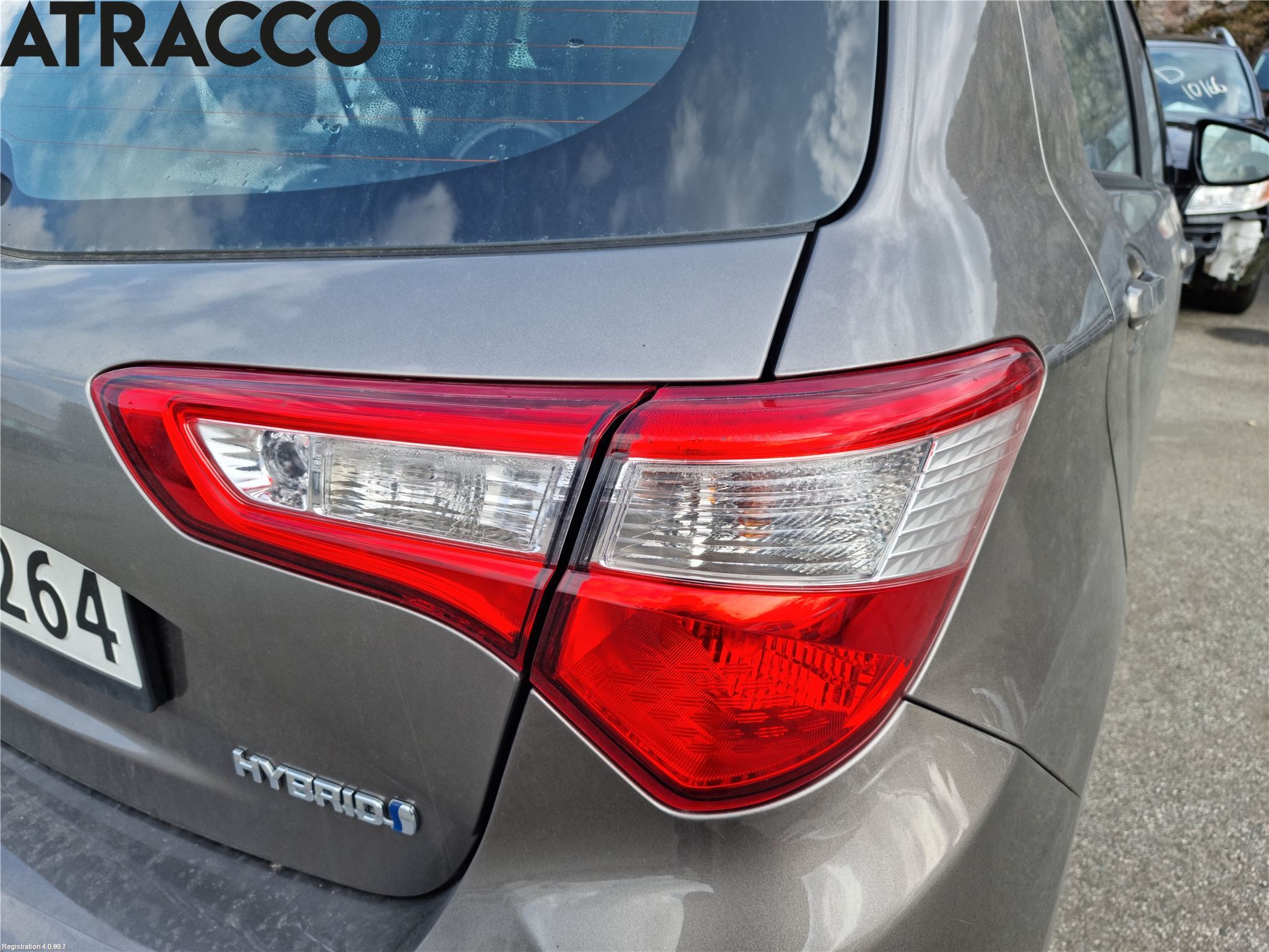 Toyota YARIS XP130 15-20 Baklykt Høyre  På Luke(Indre)