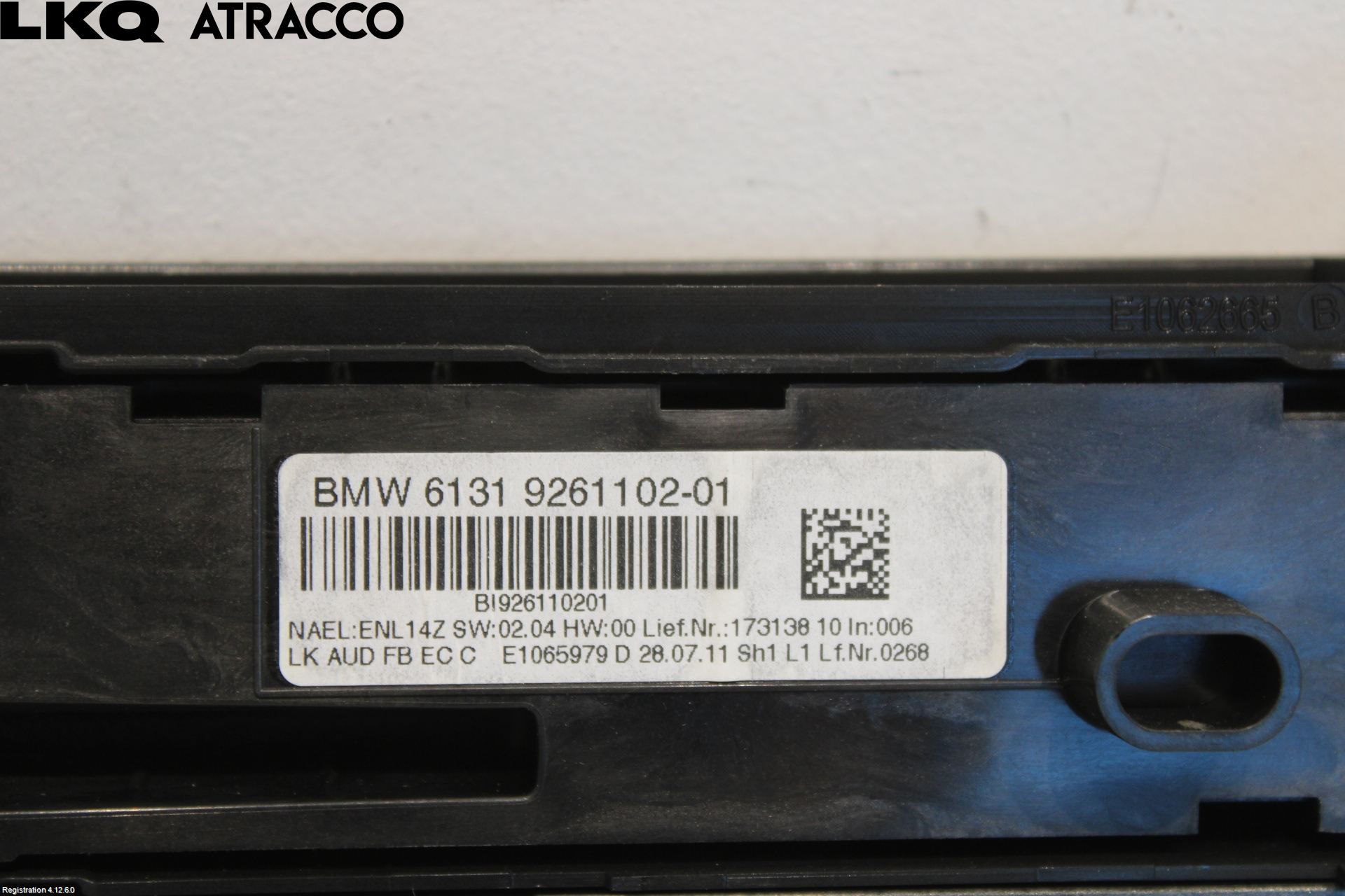 BMW 1 F20/F21 11-19 Varme Ac Betjening-Display