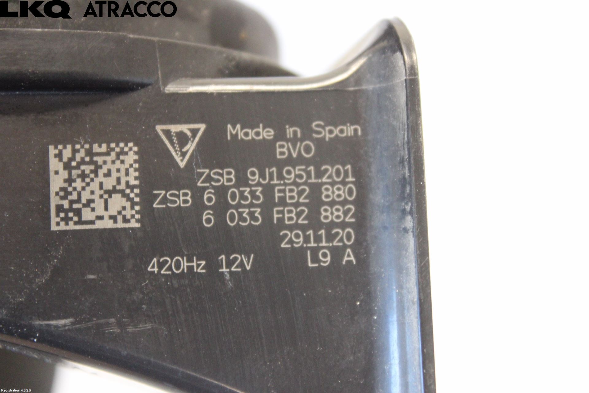 Porsche TAYCAN 20- Signalhorn