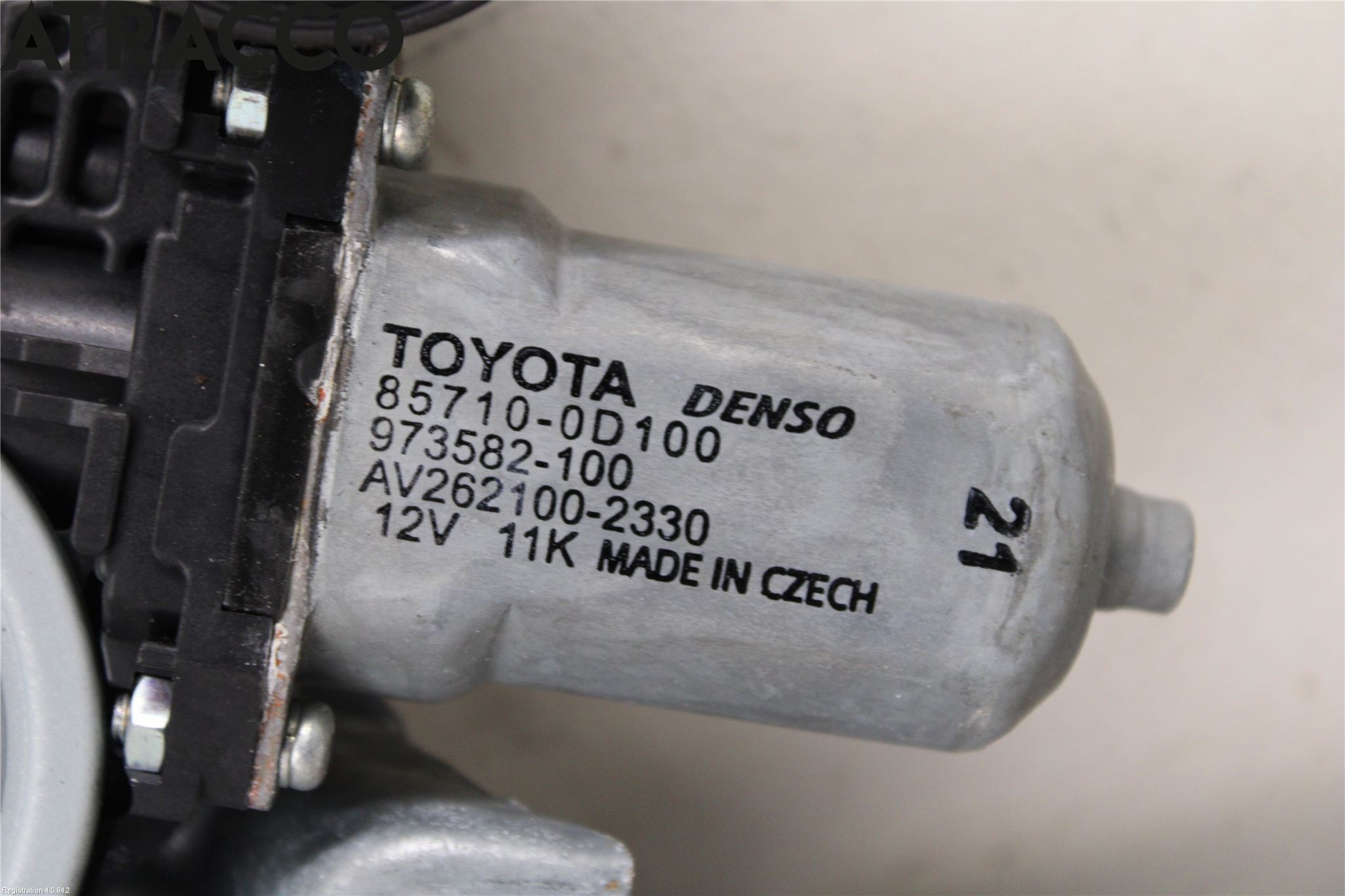 Toyota AURIS 07-09 Vindusheis El Komp