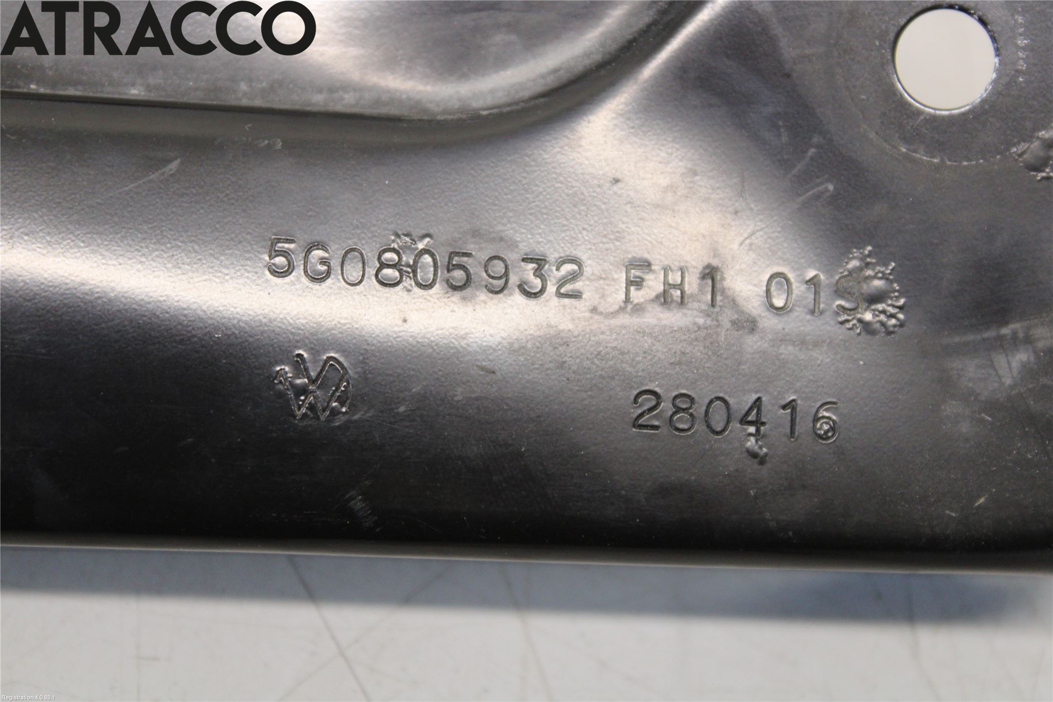 Volkswagen VW GOLF / E-GOLF VII 13-20 Frontplate Øvre