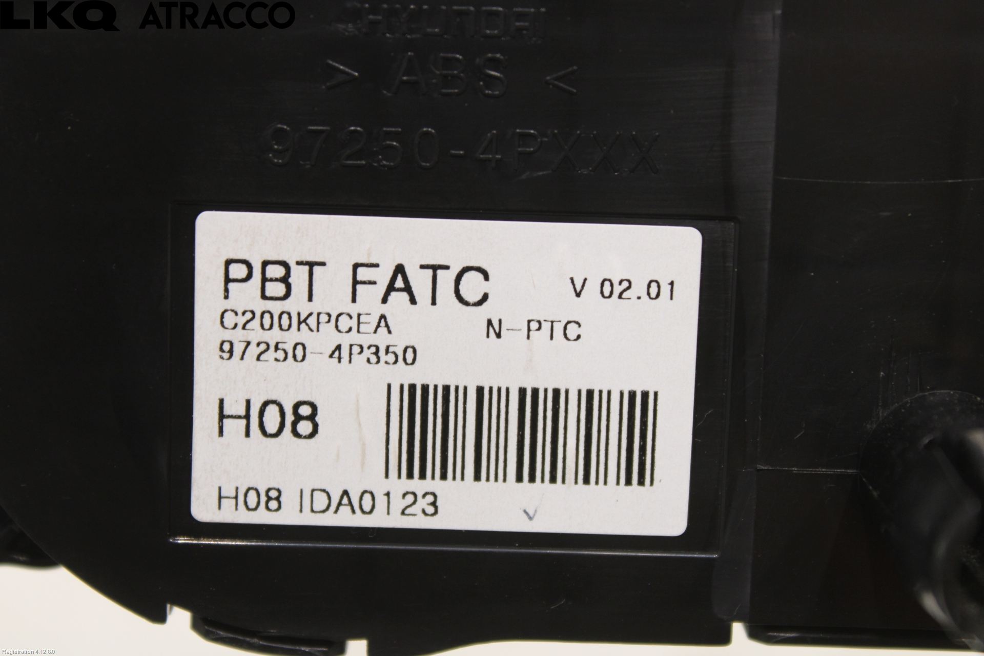 Hyundai i20 PB 09-14 Varme Ac Betjening-Display