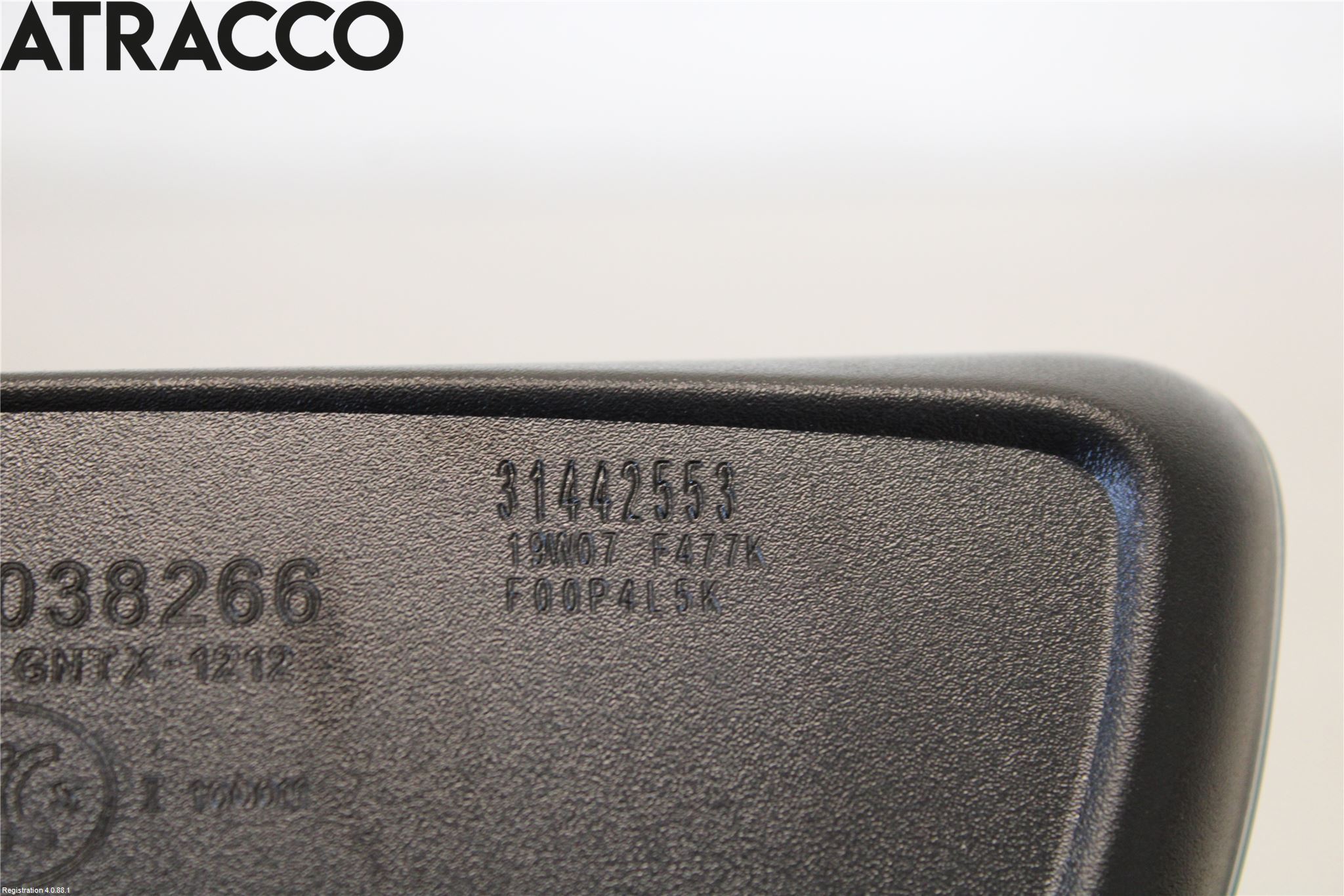 Volvo V60 19- Speil Innvendig