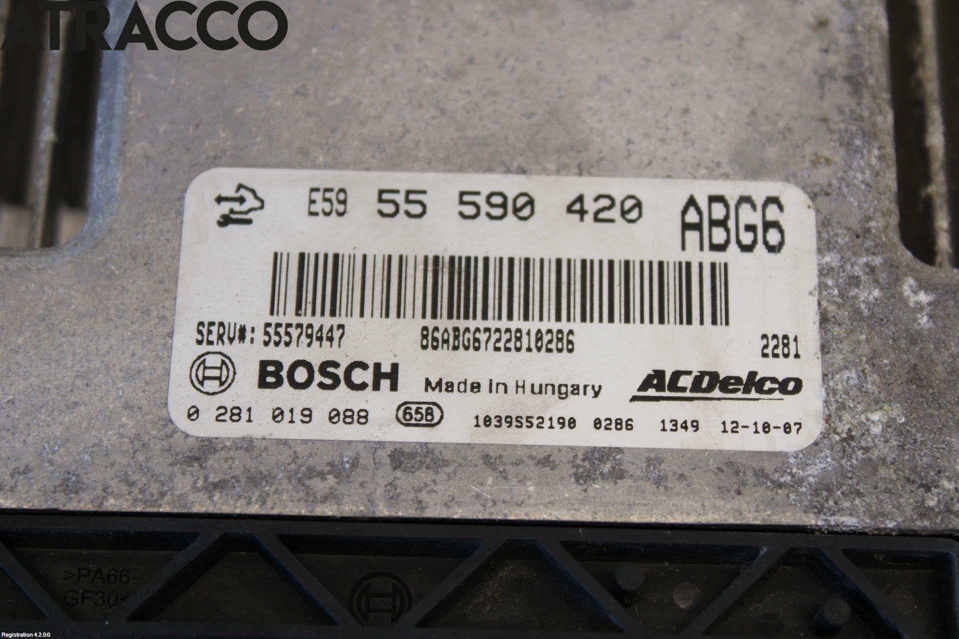 Opel ZAFIRA C 12-19 Styreenhet Innsprøytning