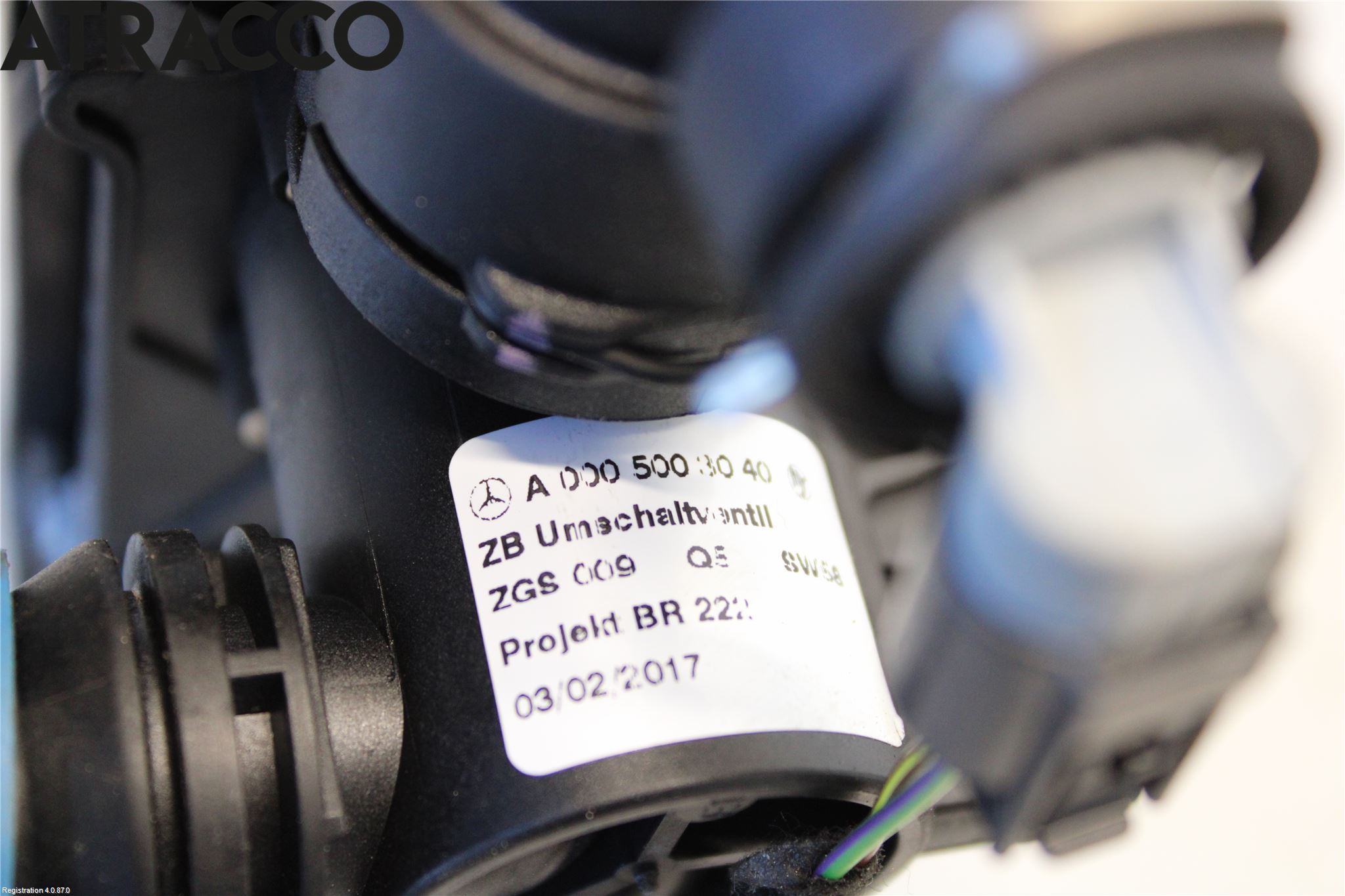 Mercedes-Benz MB C-KLASS (W205) 14-21 Varmeventil