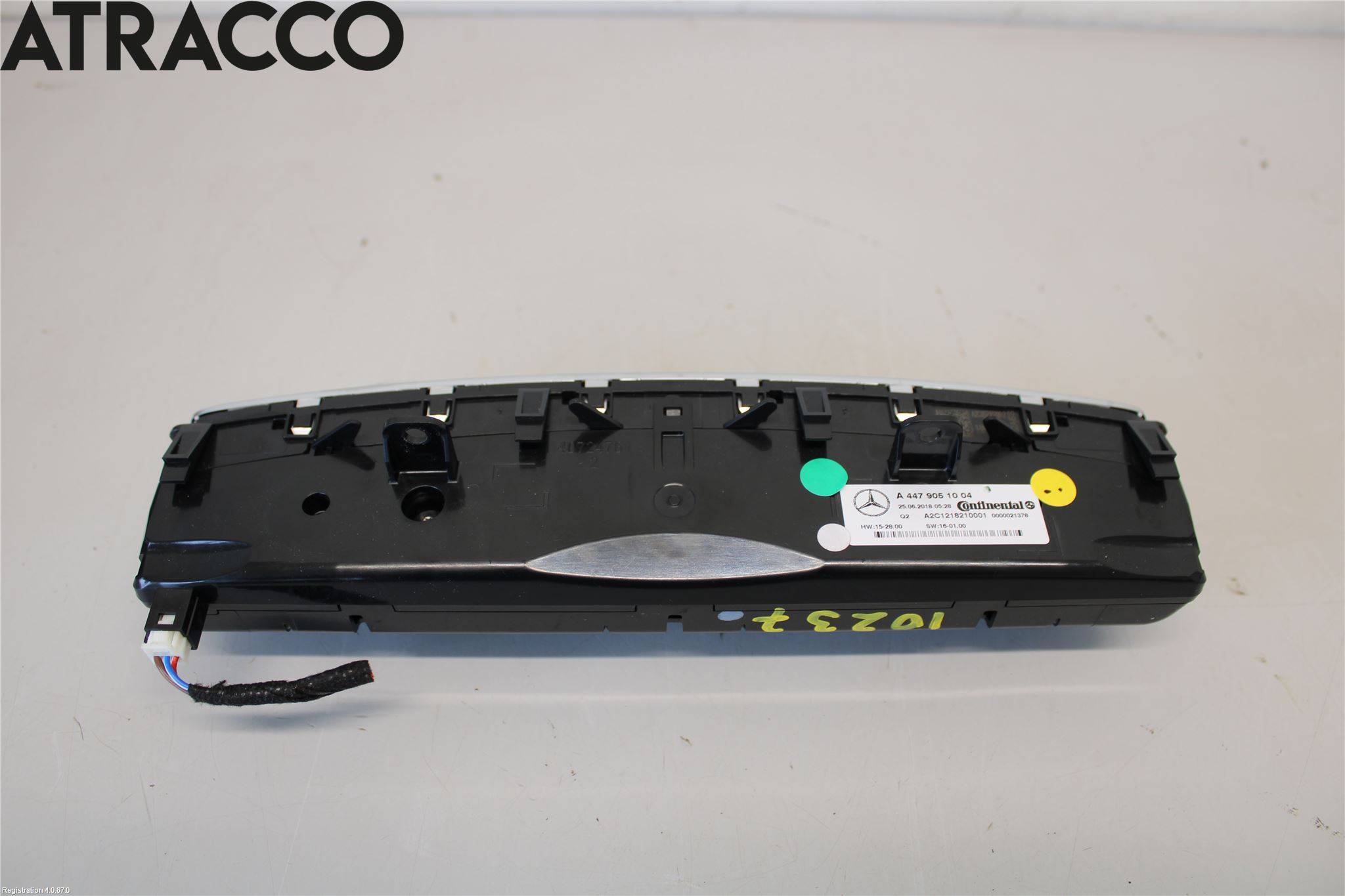 Mercedes-Benz MB VITO/V-KLASS (W640,W447,W448) 14- Varme Ac Betjening-Display
