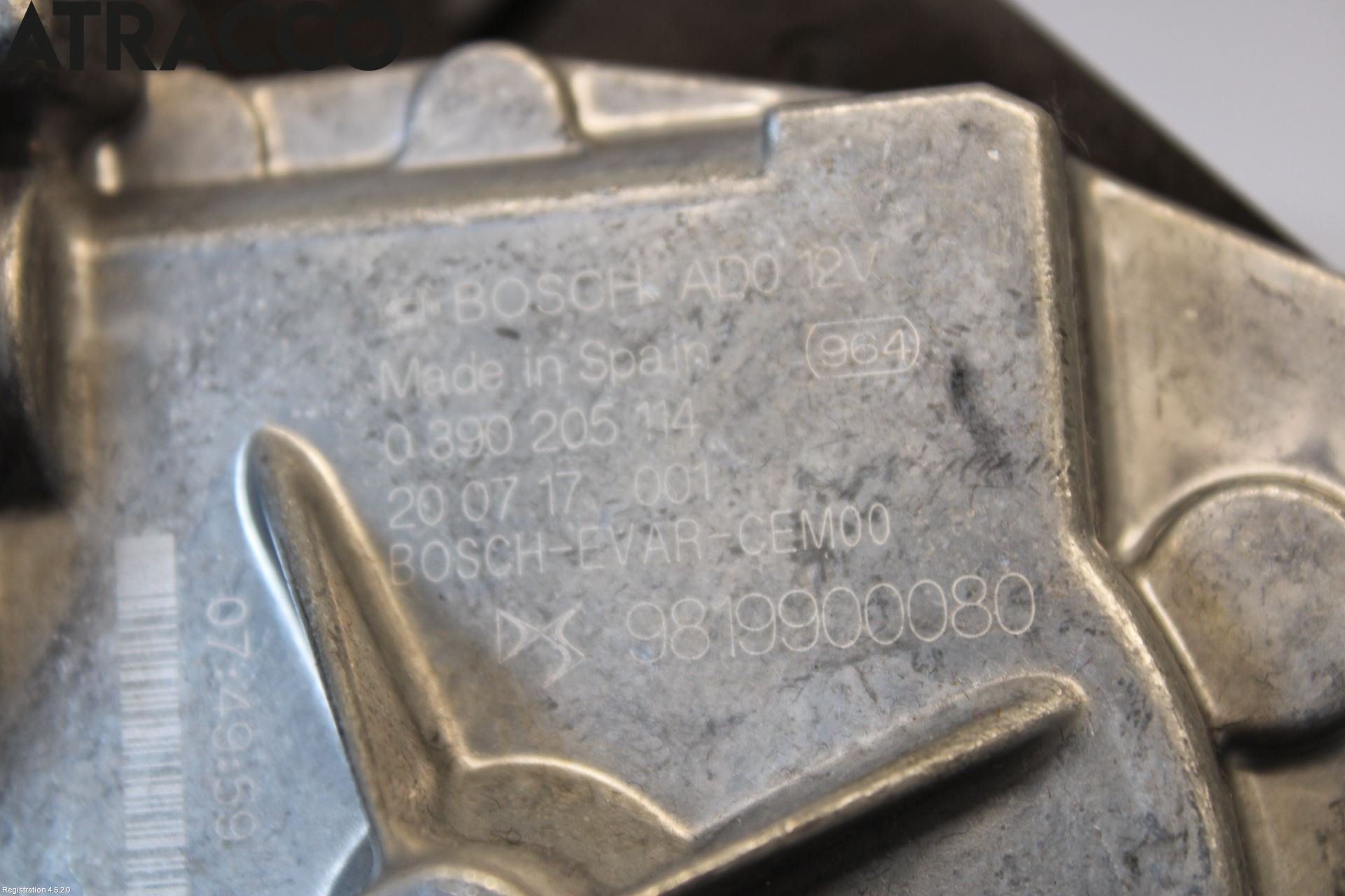 Opel CORSA F, CORSA-E 20- Viskermotor Bakluke