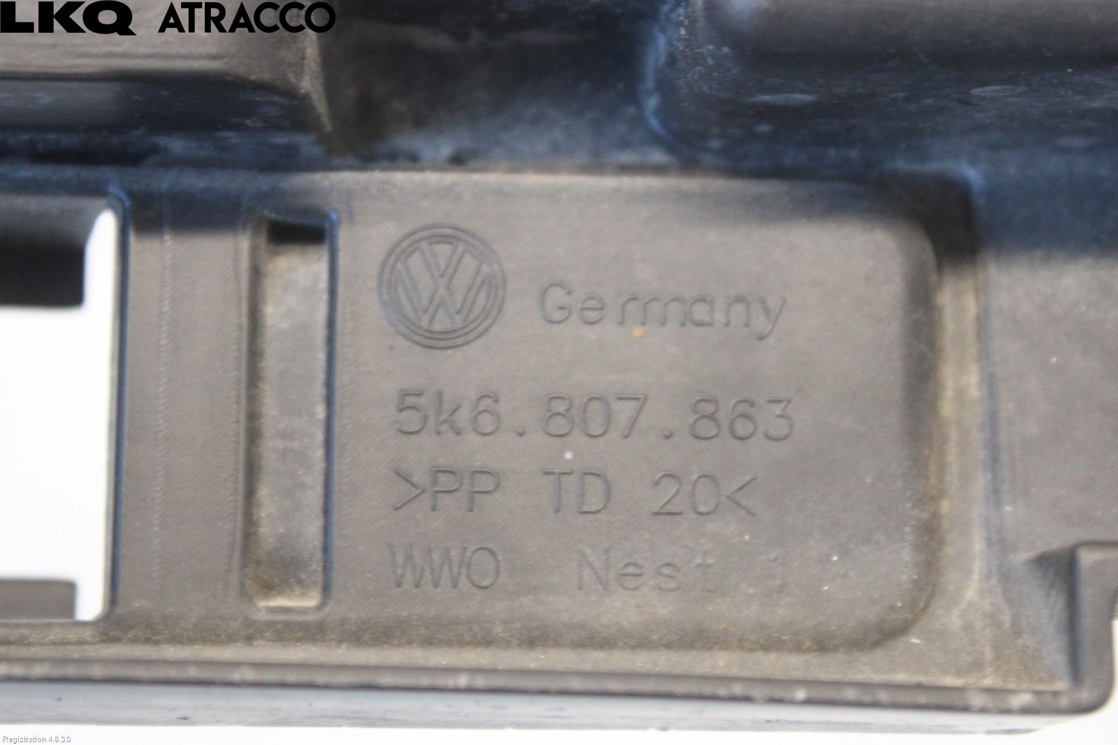 Volkswagen VW GOLF VI 09-13 Støtfanger Bak Deform Element