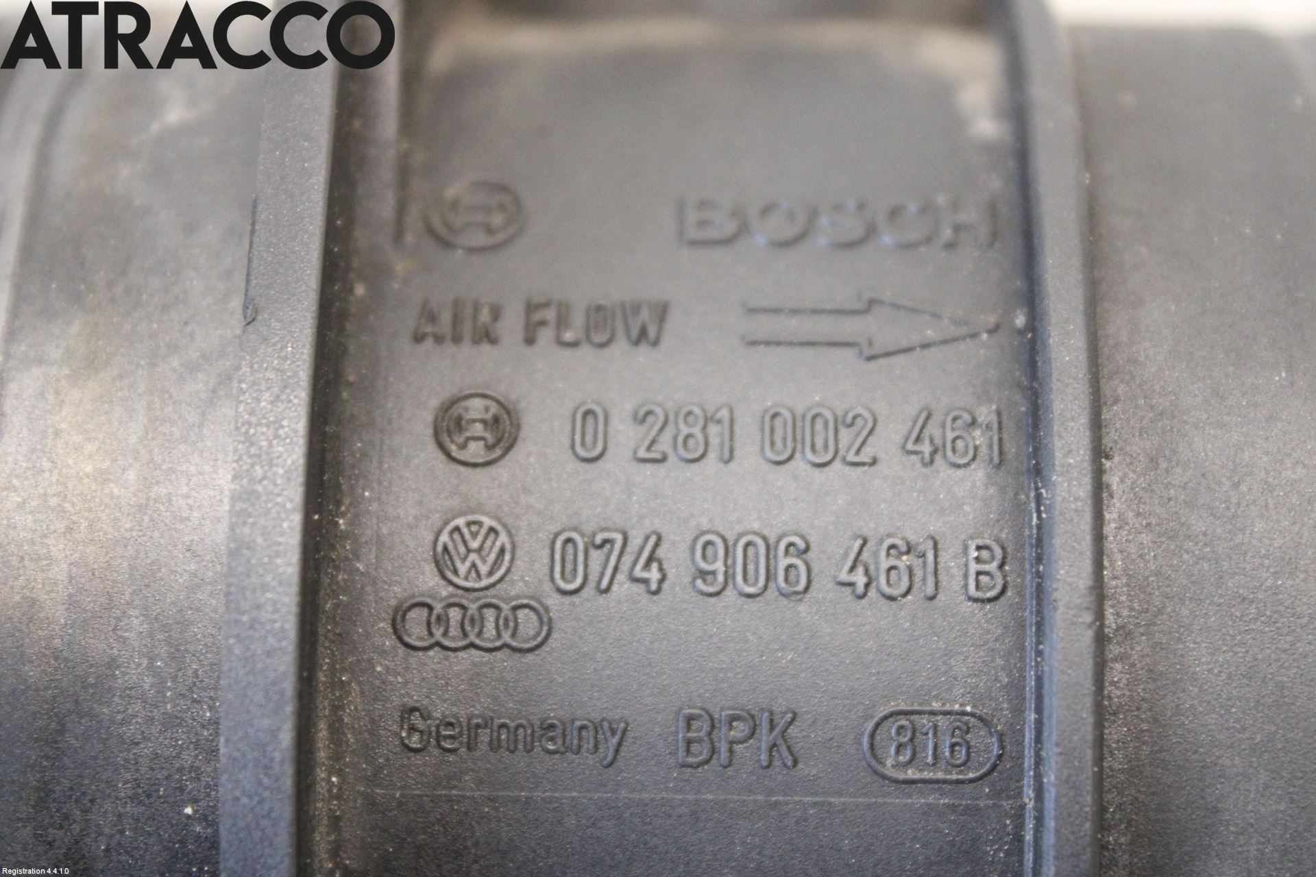 Volkswagen VW TOURAN 03-10 Inns Luftmassemåler