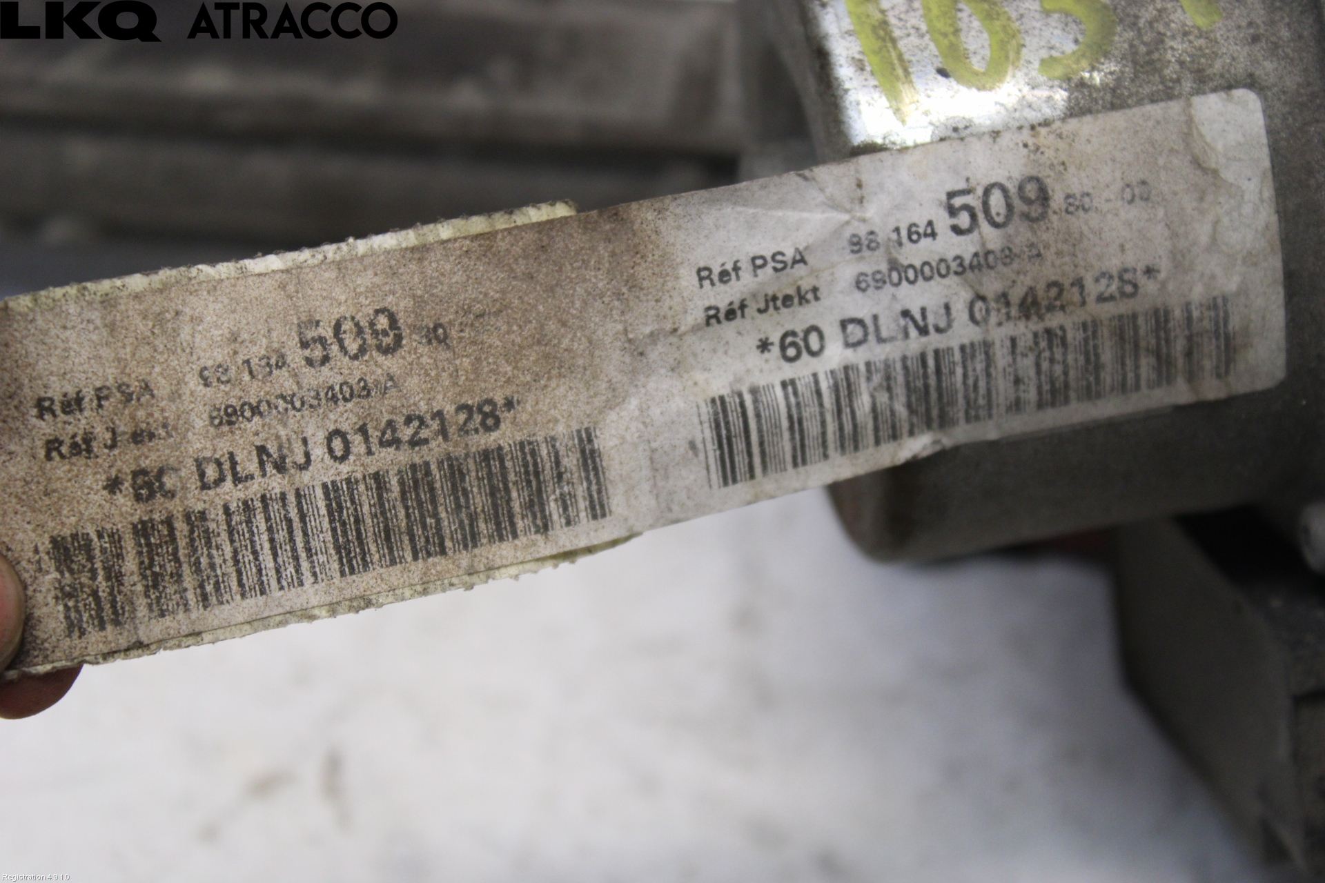 Peugeot 2008 13-20 Servo Snekke - Tannstang