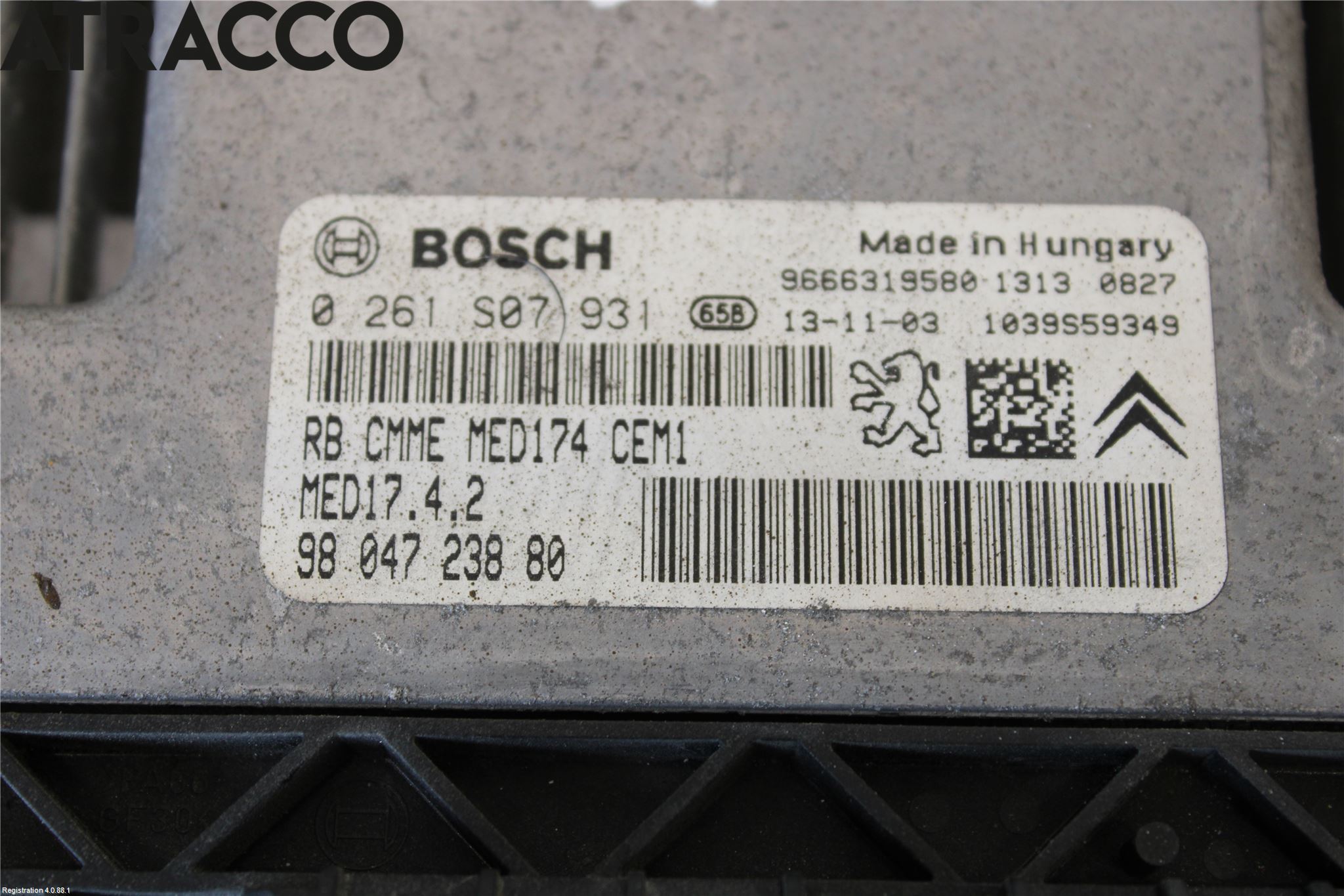 Peugeot 308 14-21 Styreenhet Innsprøytning