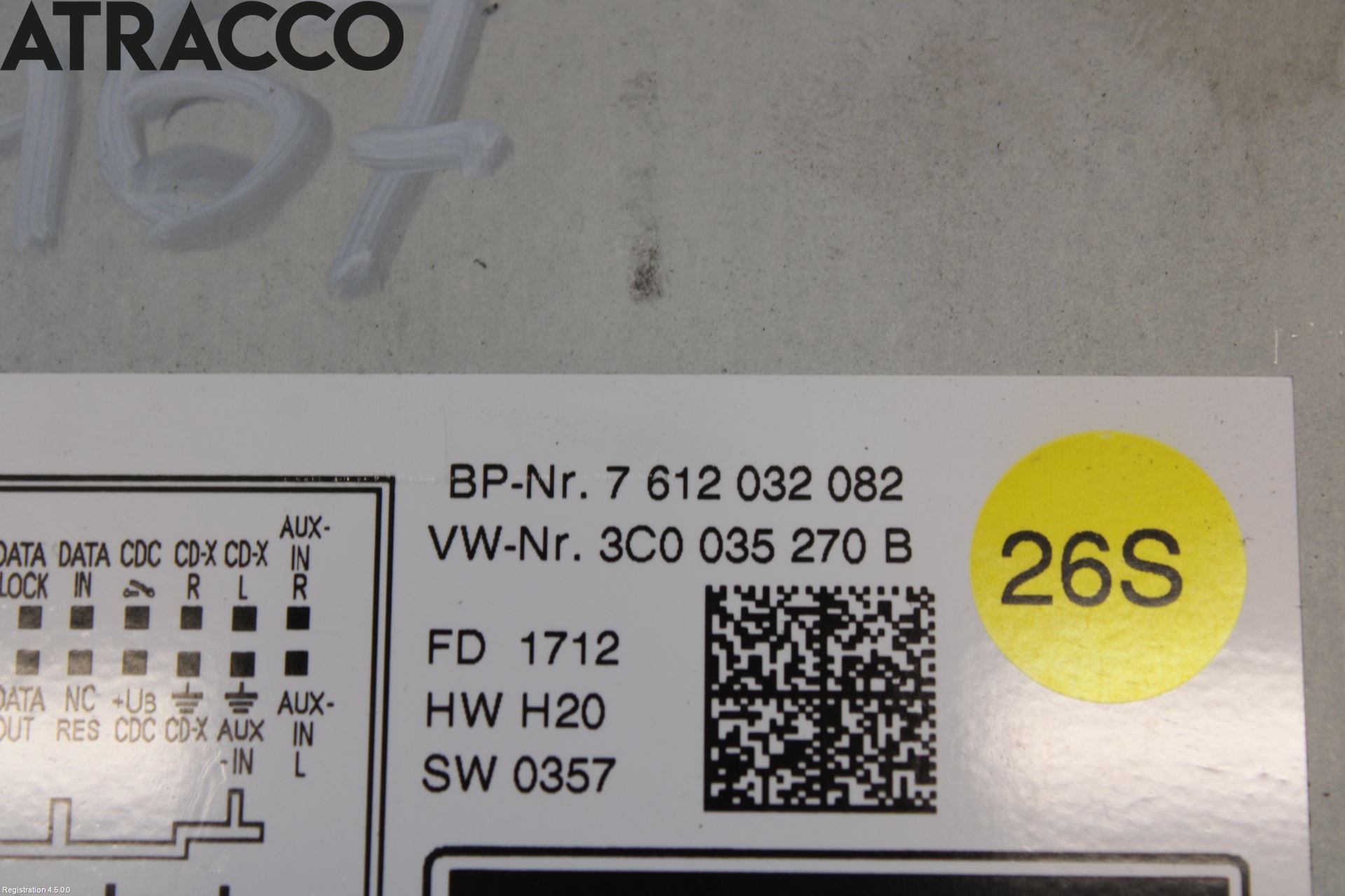 Volkswagen VW GOLF VI 09-13 Stereo Radio Med Cd