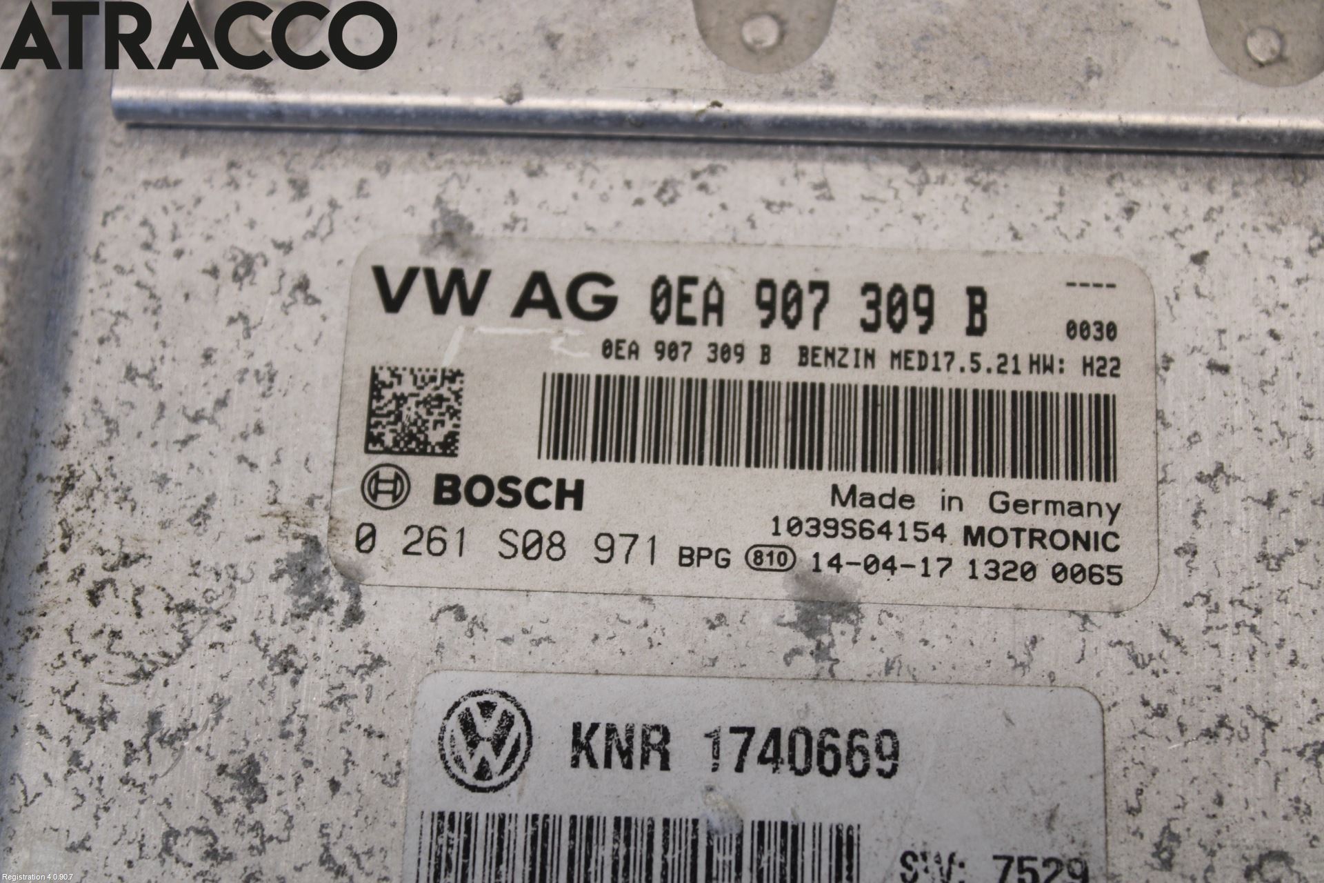 Volkswagen VW UP! / E-UP! Styreenhet Innsprøytning