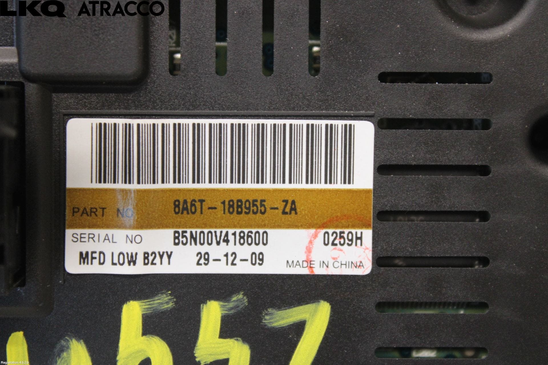 Ford FIESTA 09-12 Multifunktionsdisplay