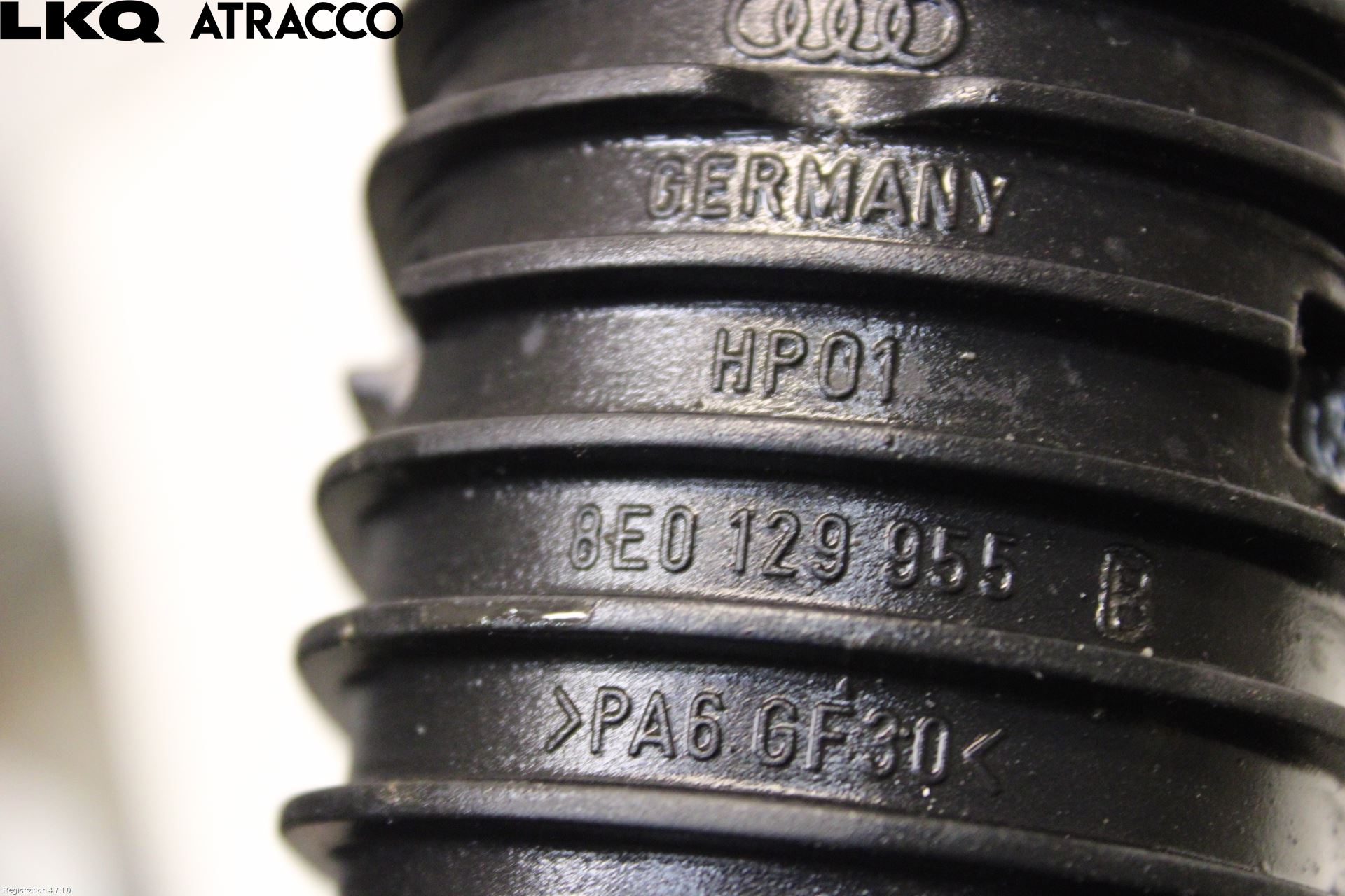 Audi Q5 09-16 Intercooler Rør-Slange