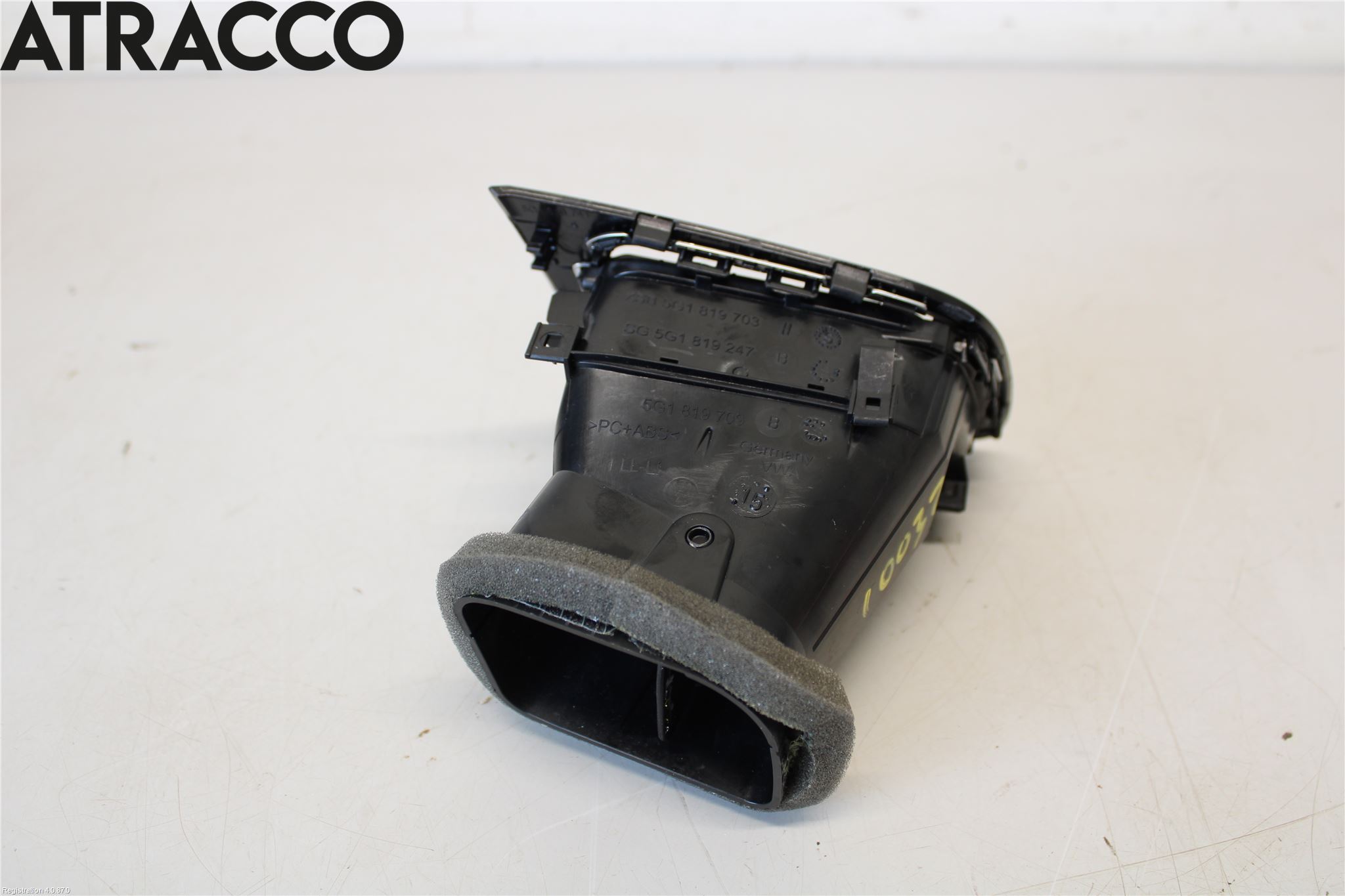 Volkswagen VW GOLF / E-GOLF VII 13-20 Dashbord Kanal - Dyse