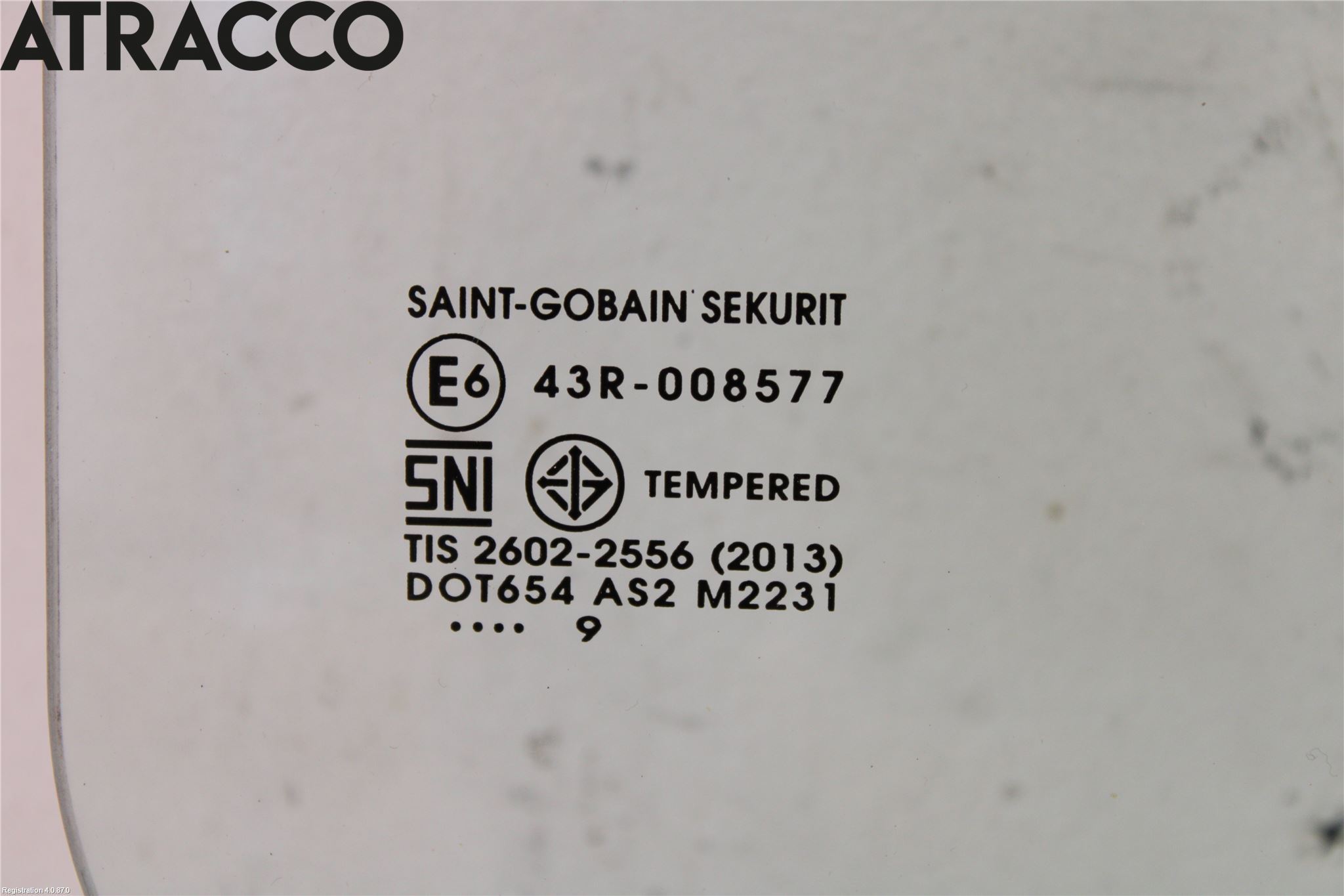 Isuzu D-MAX Dørrute Bak Høyre 4Dørs