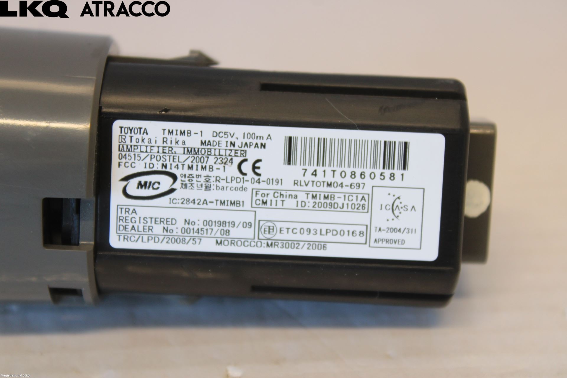 Toyota PRIUS ZVW30 09-20 Startknapp Personbil