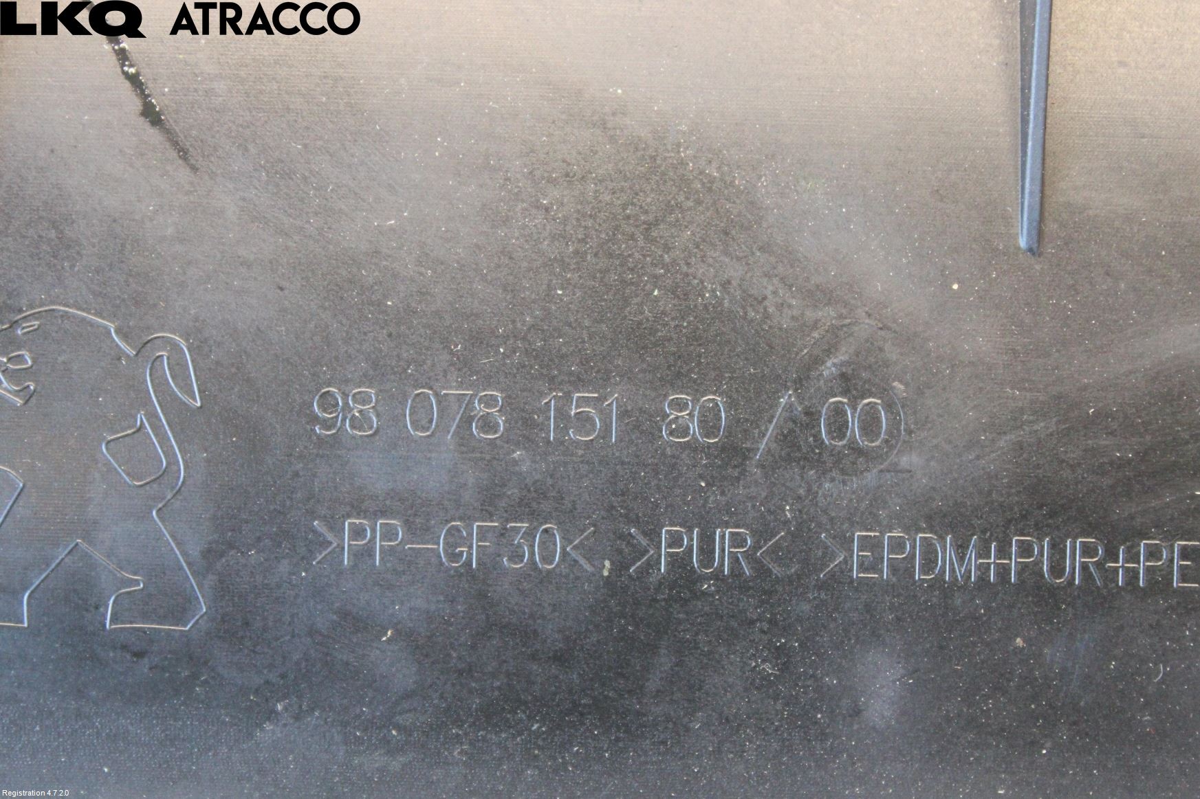 Peugeot 308 14-21 Visker Deksel-Grill-Under Frr