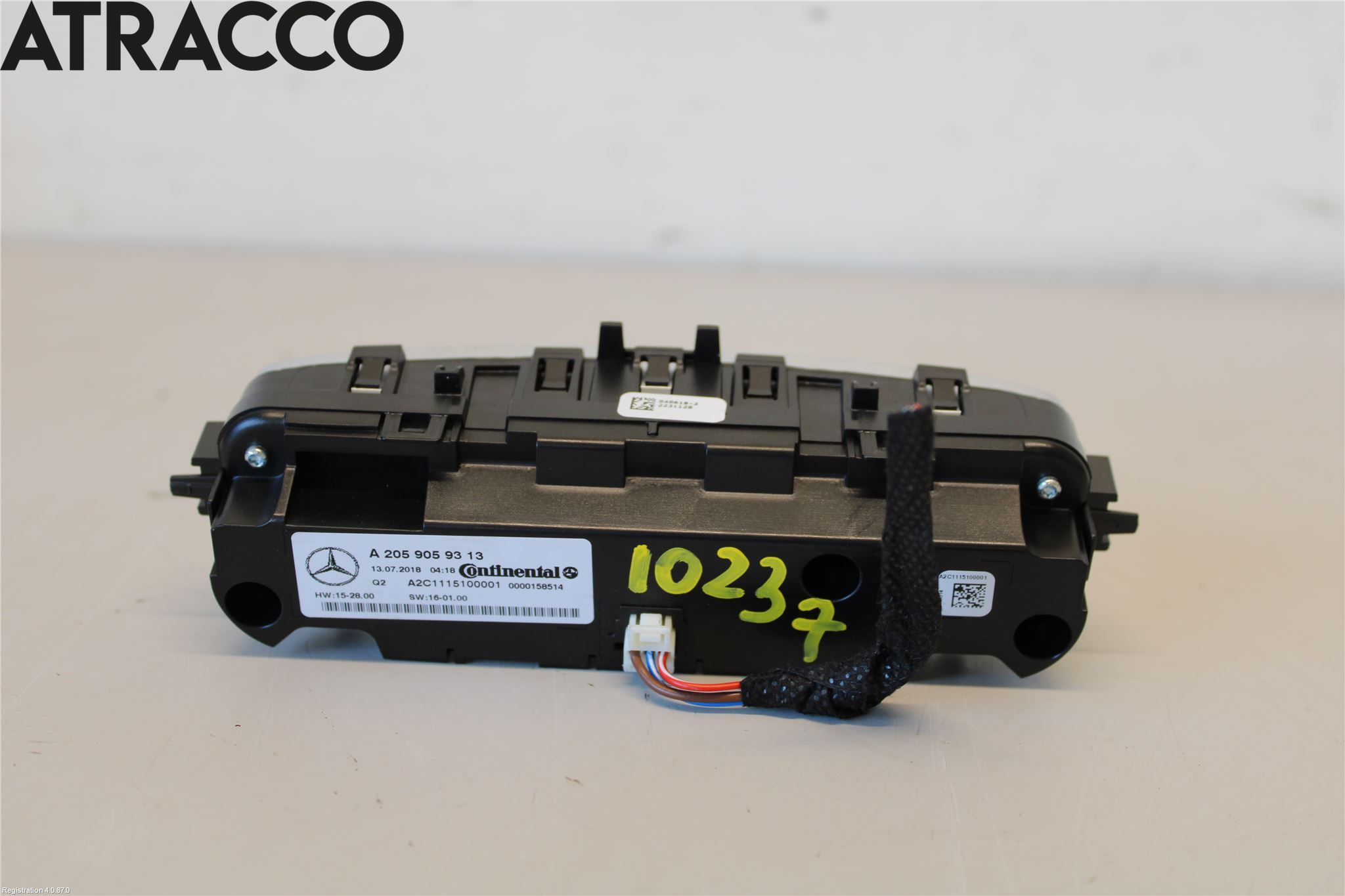 Mercedes-Benz MB VITO/V-KLASS (W640,W447,W448) 14- Varme Ac Betjening-Display