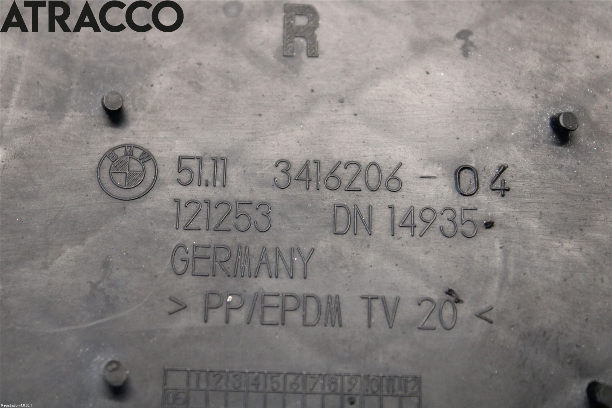 BMW X3 E83     03-10 Grilldel Høyre