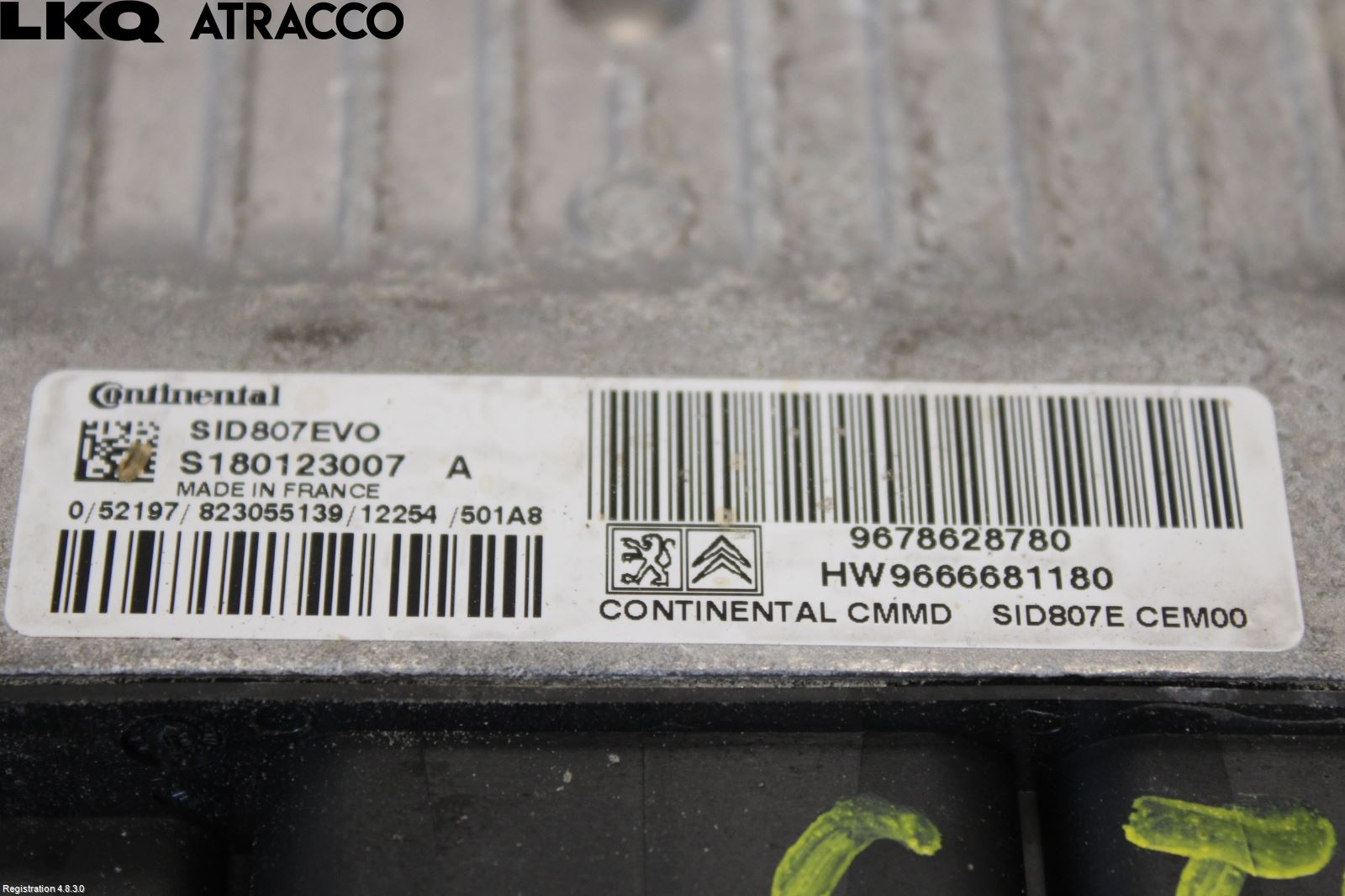 Peugeot 508 11-18 Styreenhet Innsprøytning